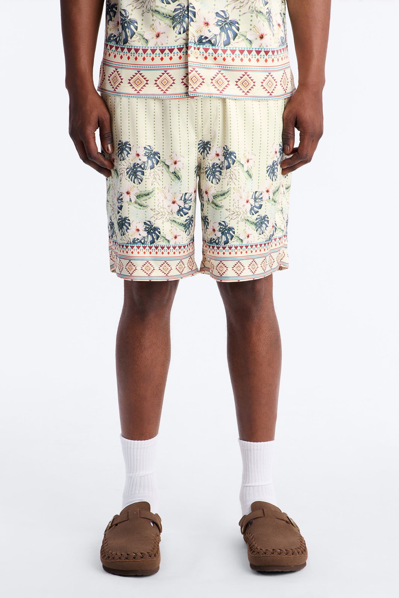 Relaxed Catalina Island Short - Yellow Fashion Nova