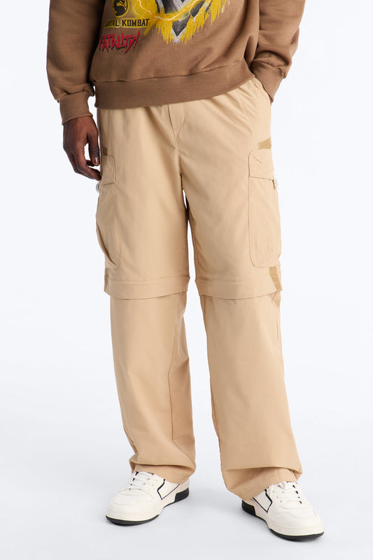 Baggy NX-3 Convertible Cargo Pant - Tan Fashion Nova