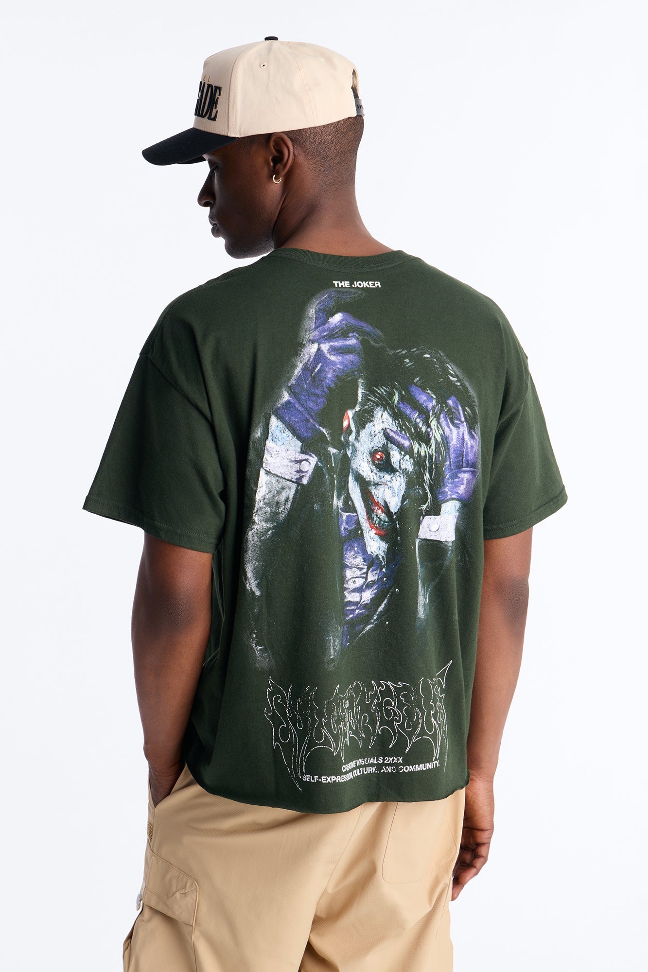 The Joker Beautiful Chaos Boxy Short Sleeve Tee - Green Fashion Nova