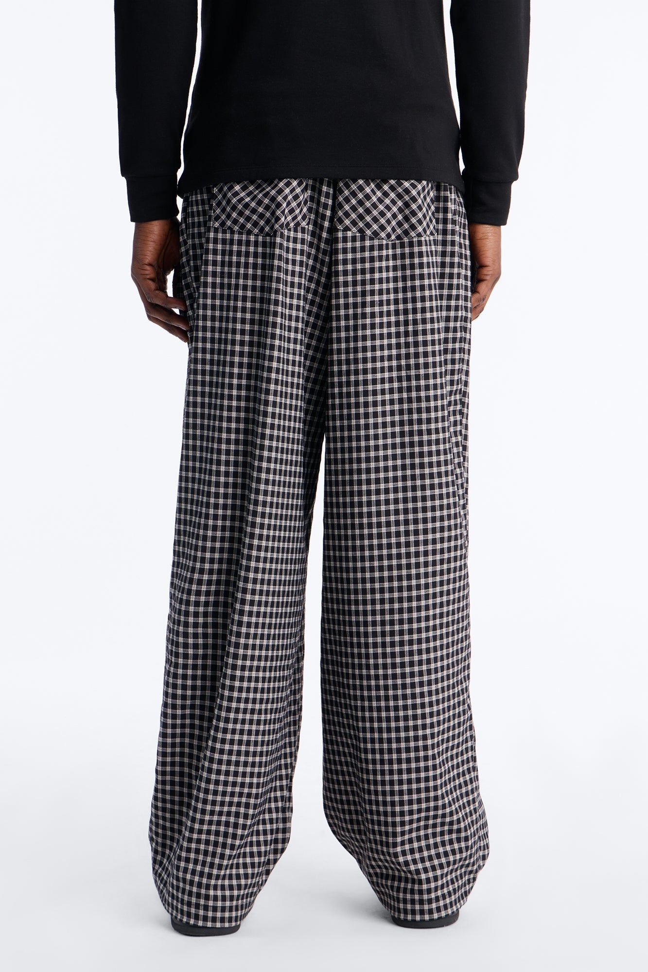 Wide Leg Pleated Downtown London Trouser - Black Fashion Nova