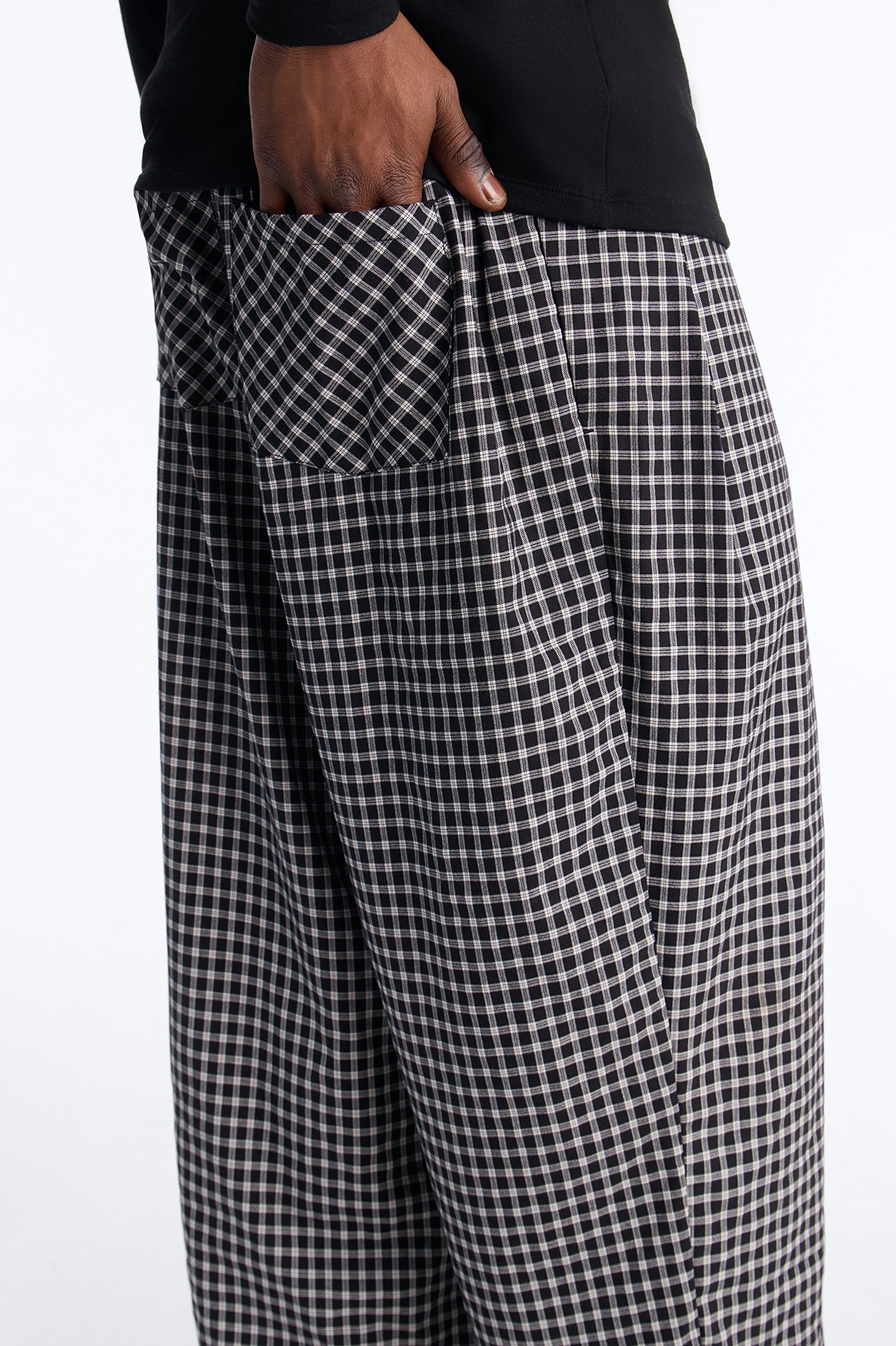 Wide Leg Pleated Downtown London Trouser - Black Fashion Nova