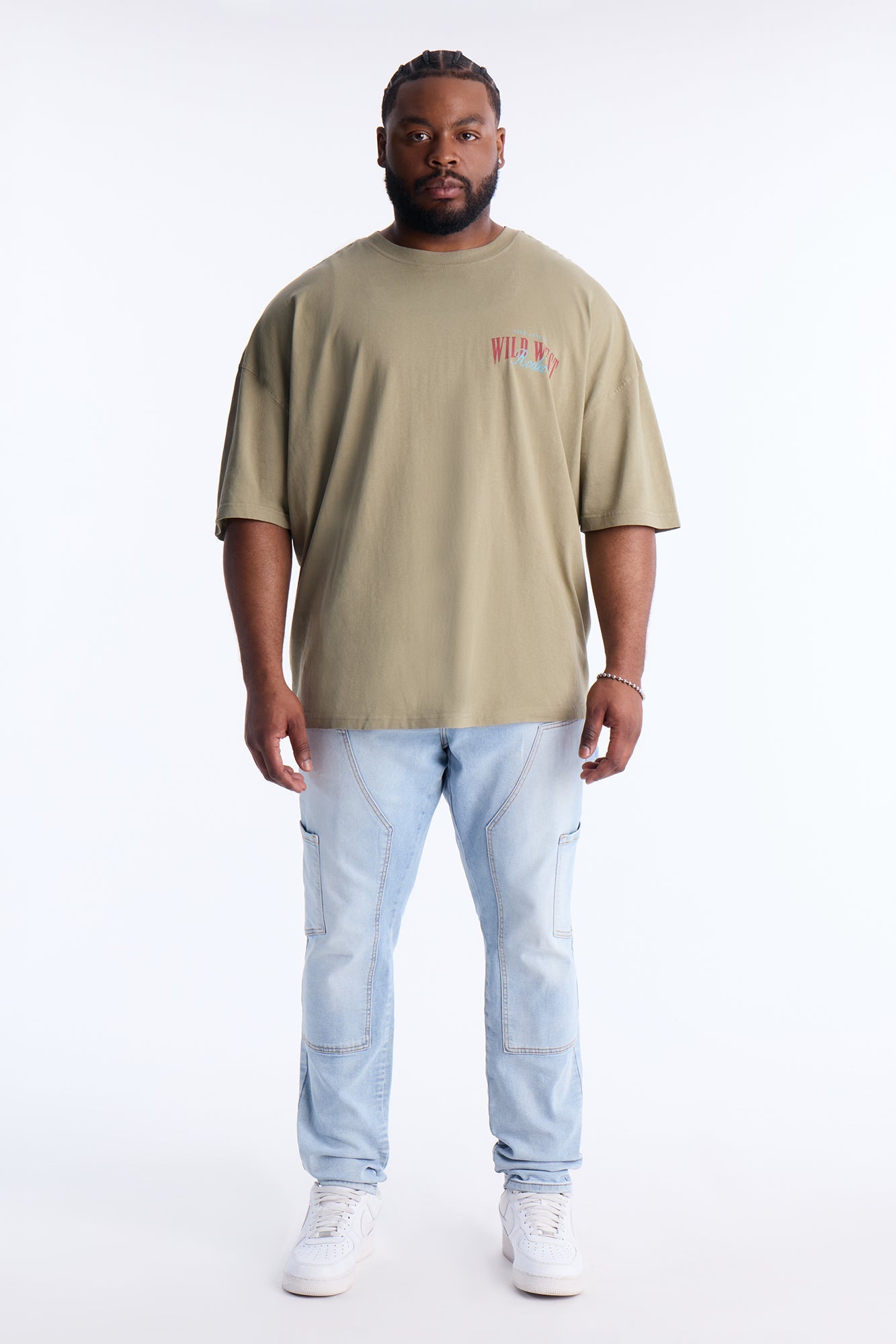 Studio Carpenter Stacked Skinny Jean - Light Wash Fashion Nova