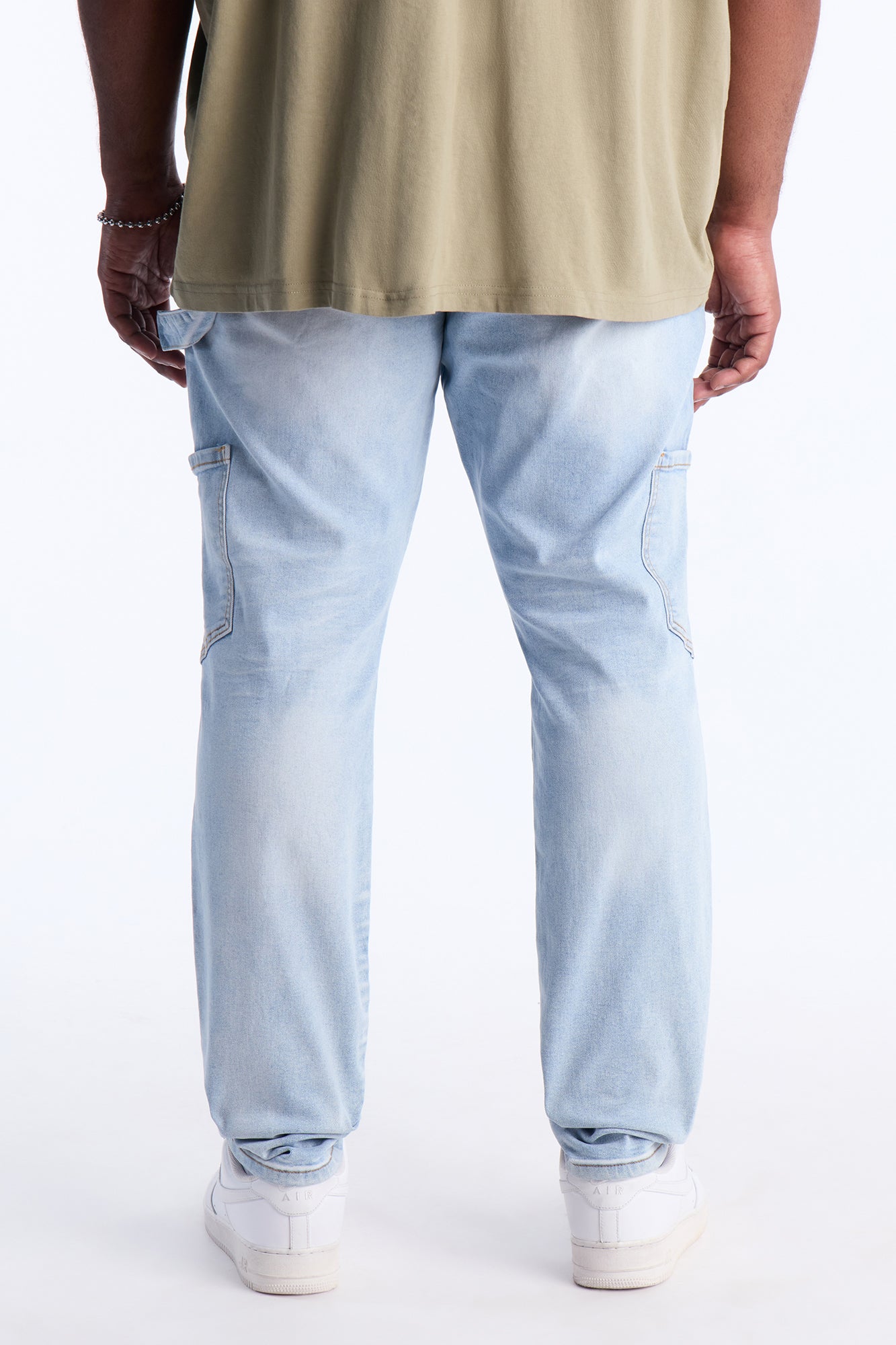 Studio Carpenter Stacked Skinny Jean - Light Wash Fashion Nova