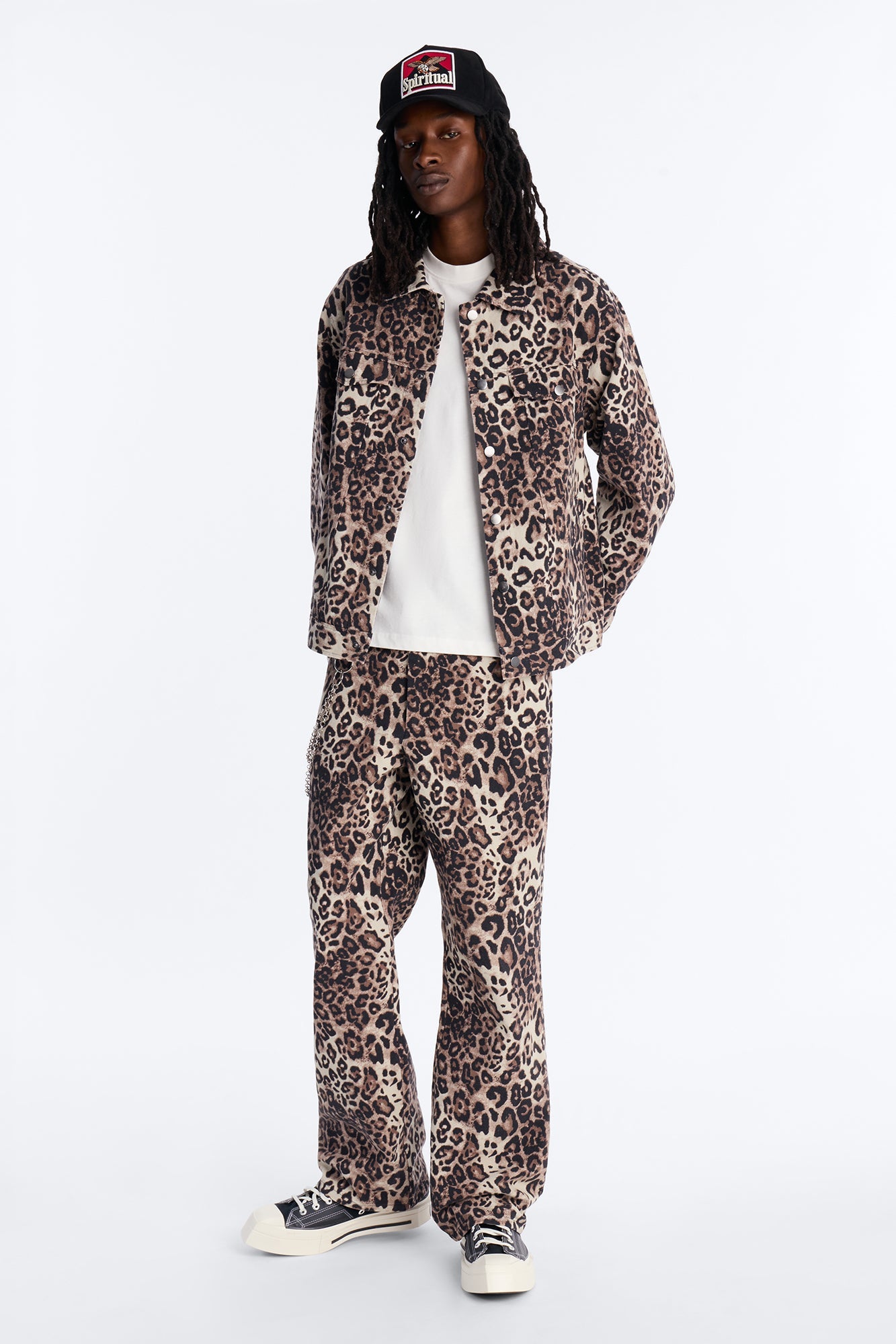 Marcy Wild Leopard Print Trucker Jacket - Brown Fashion Nova