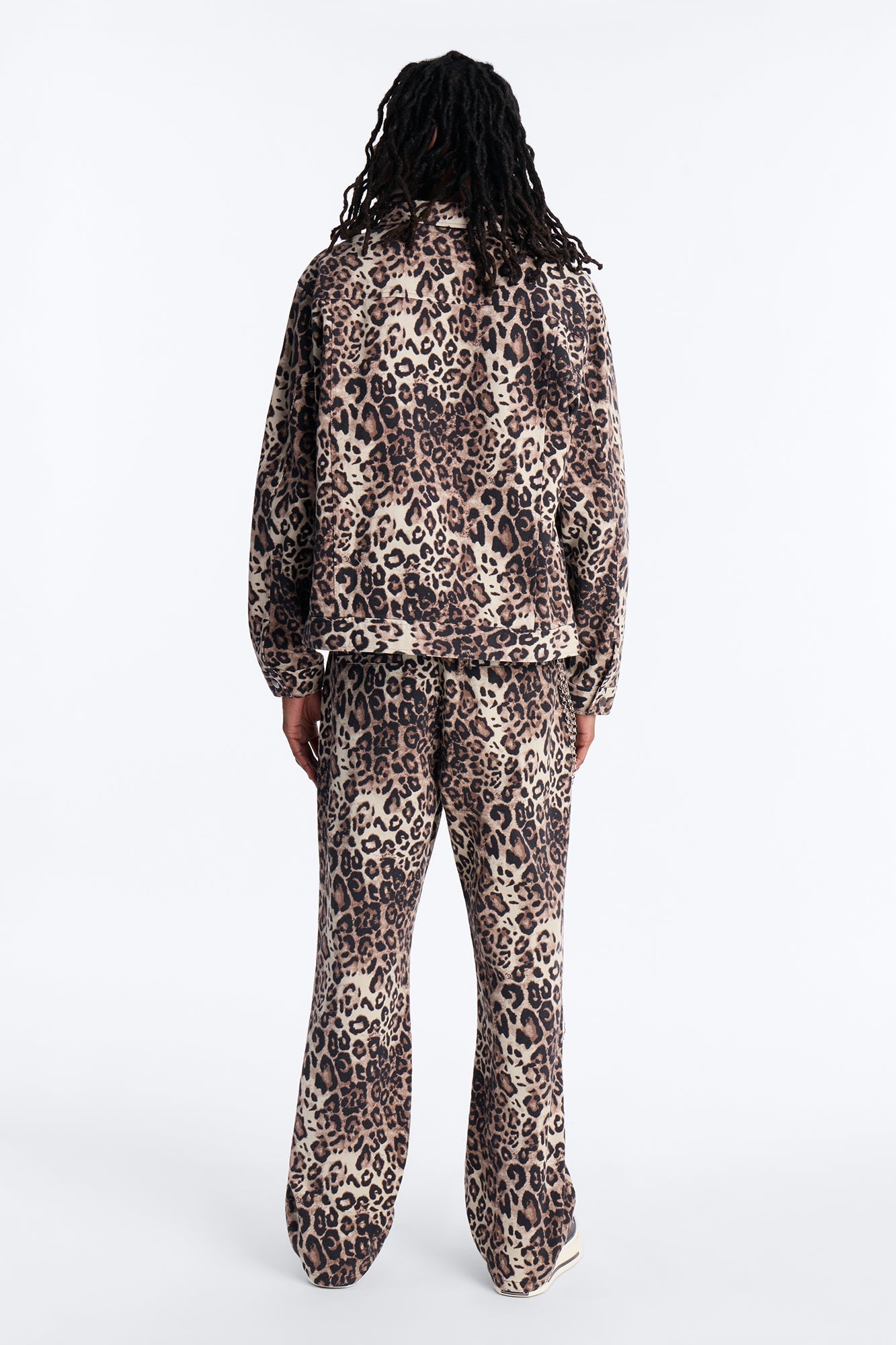 Marcy Wild Leopard Print Trucker Jacket - Brown Fashion Nova