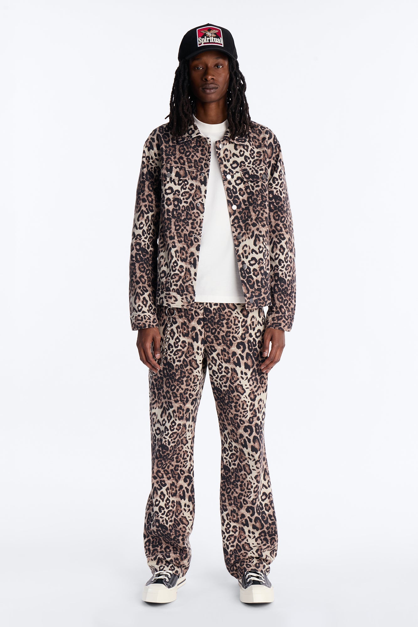 Straight Flare Marcy Wild Leopard Print Pant - Brown Fashion Nova