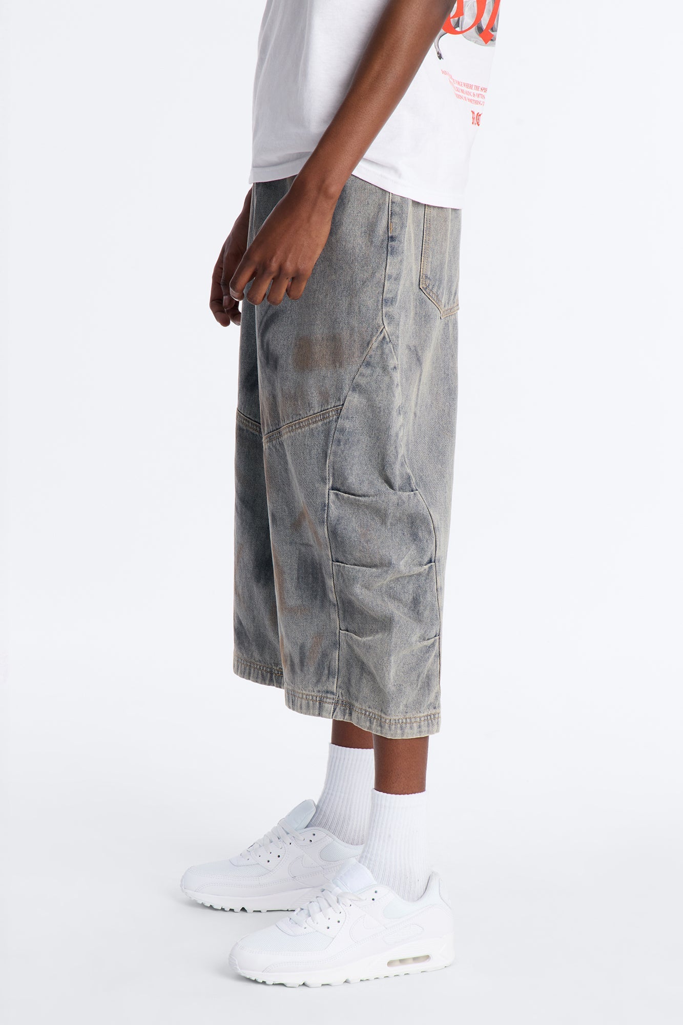 Barrel Chaos Denim Short - Vintage Wash Fashion Nova