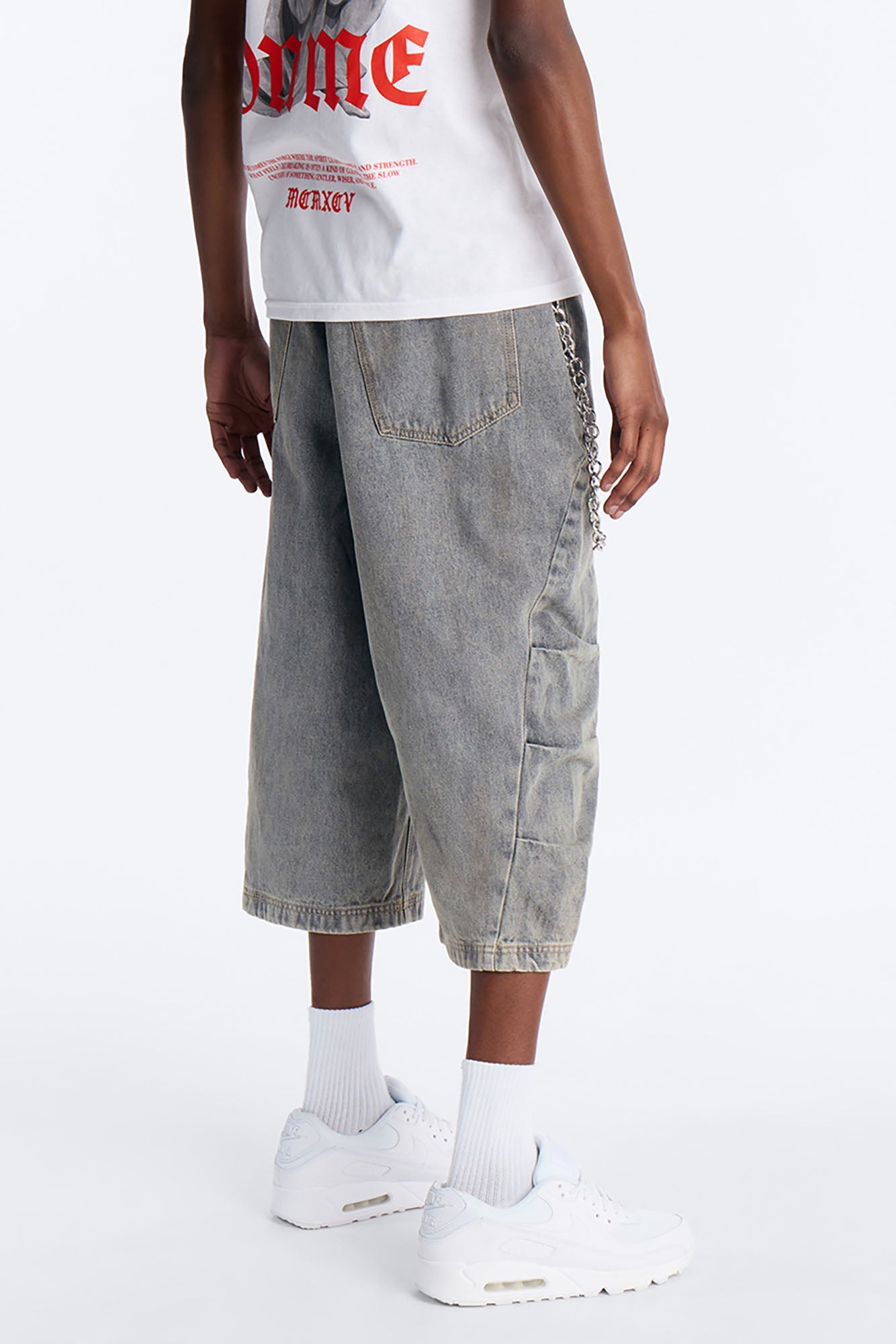 Barrel Chaos Denim Short - Vintage Wash Fashion Nova