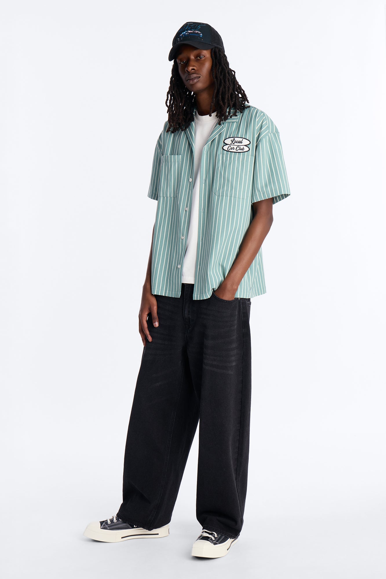 Essential Baggy Rigid Jean - Black Wash Fashion Nova