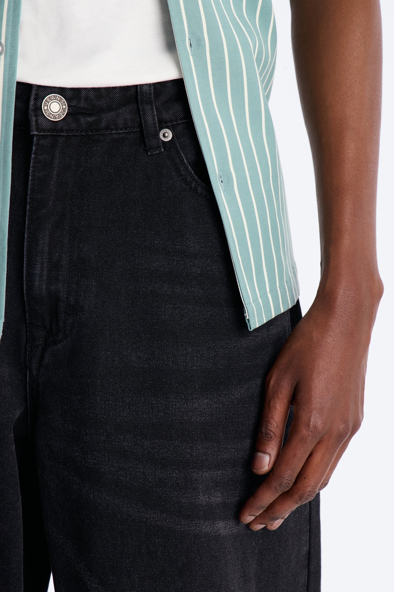 Essential Baggy Rigid Jean - Black Wash Fashion Nova