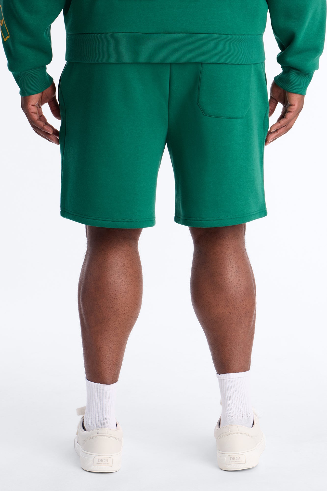 Paper Chasers Chain Stitch Sweatshorts - Green Fashion Nova