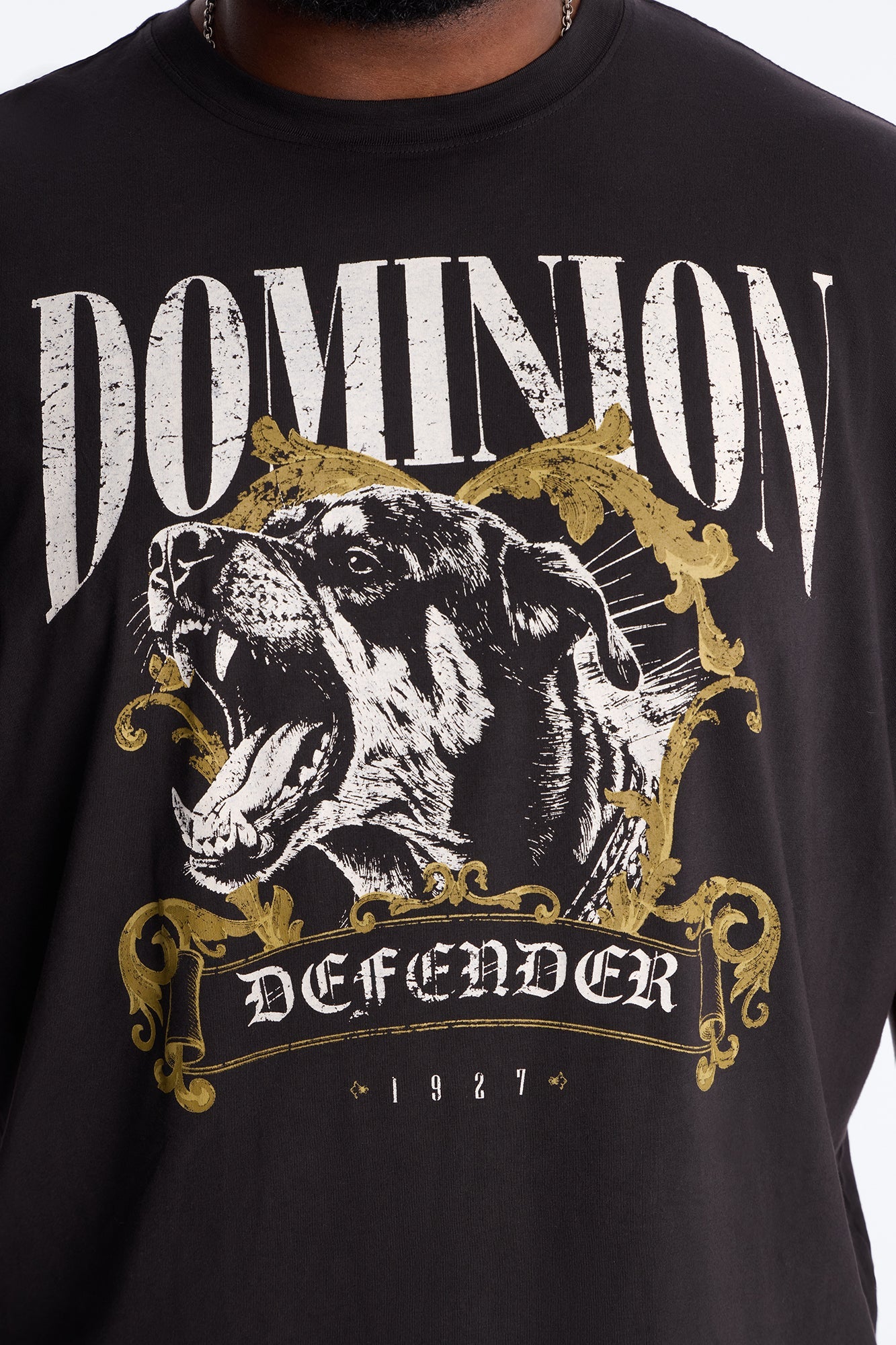 Dominion Defender Oversized Short Sleeve Tee - Black Wash Fashion Nova