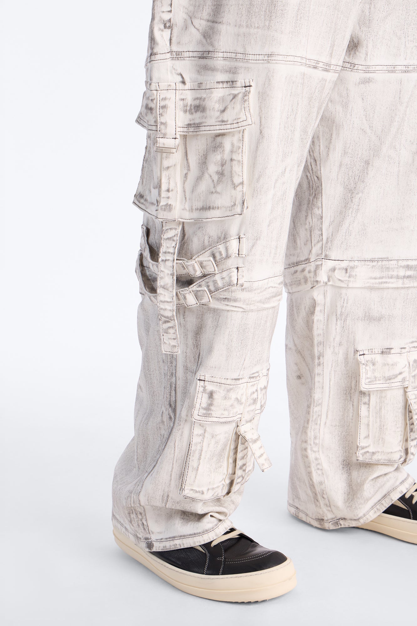 Morph City Switch Cargo Jean - Light Grey Fashion Nova