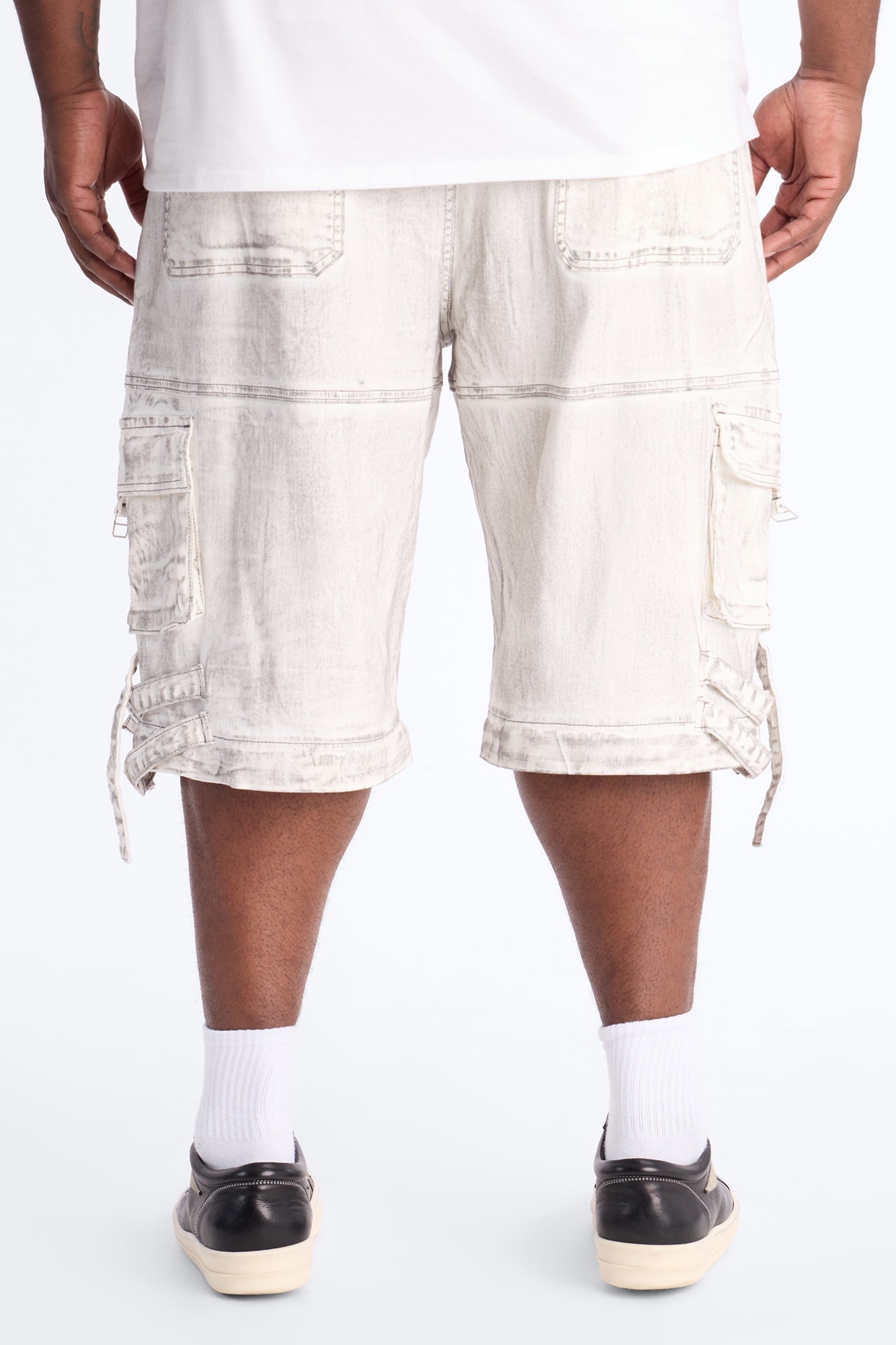 Morph City Switch Cargo Jean - Light Grey Fashion Nova