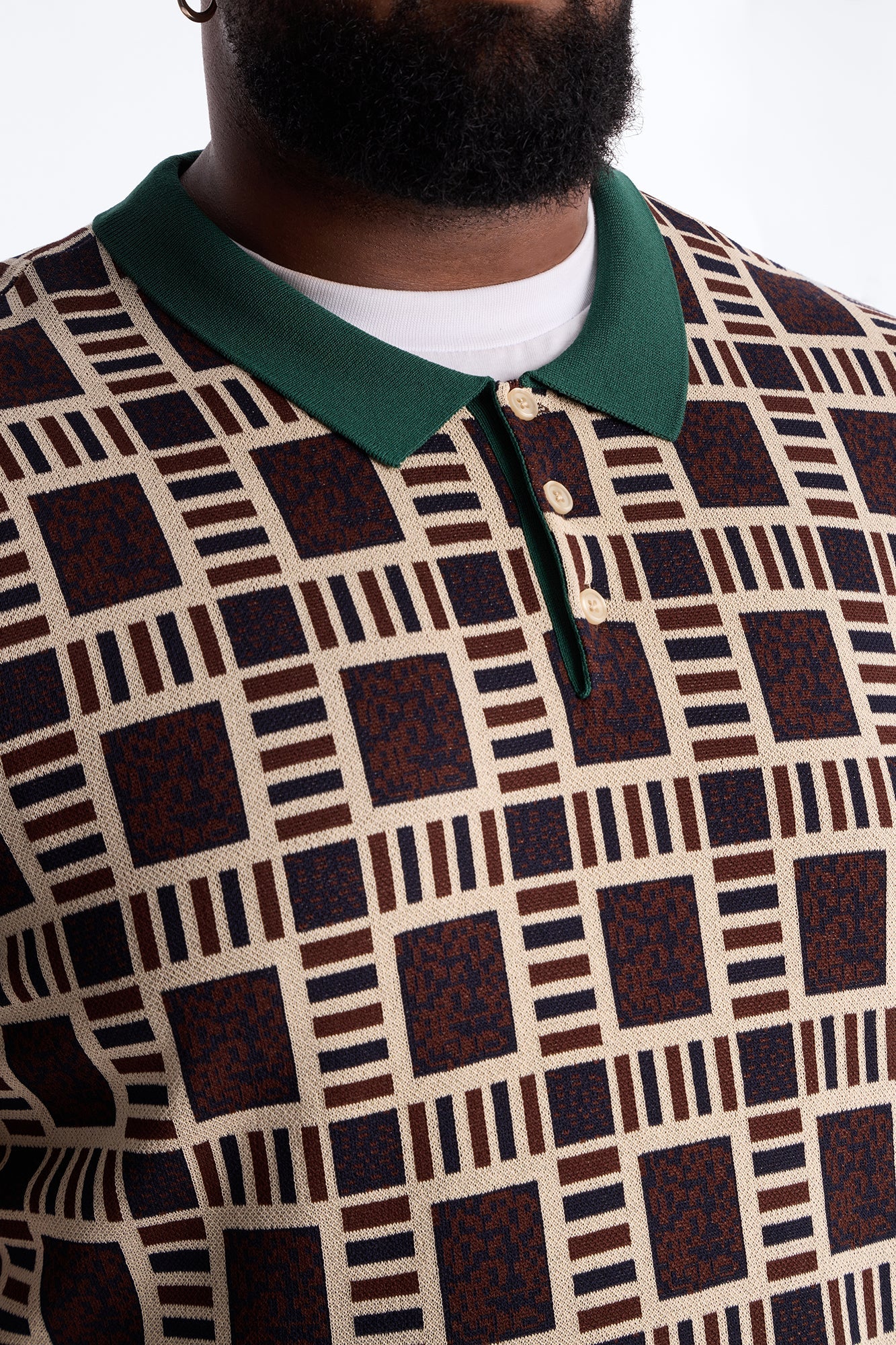 Westbury Knit Polo - Brown Fashion Nova