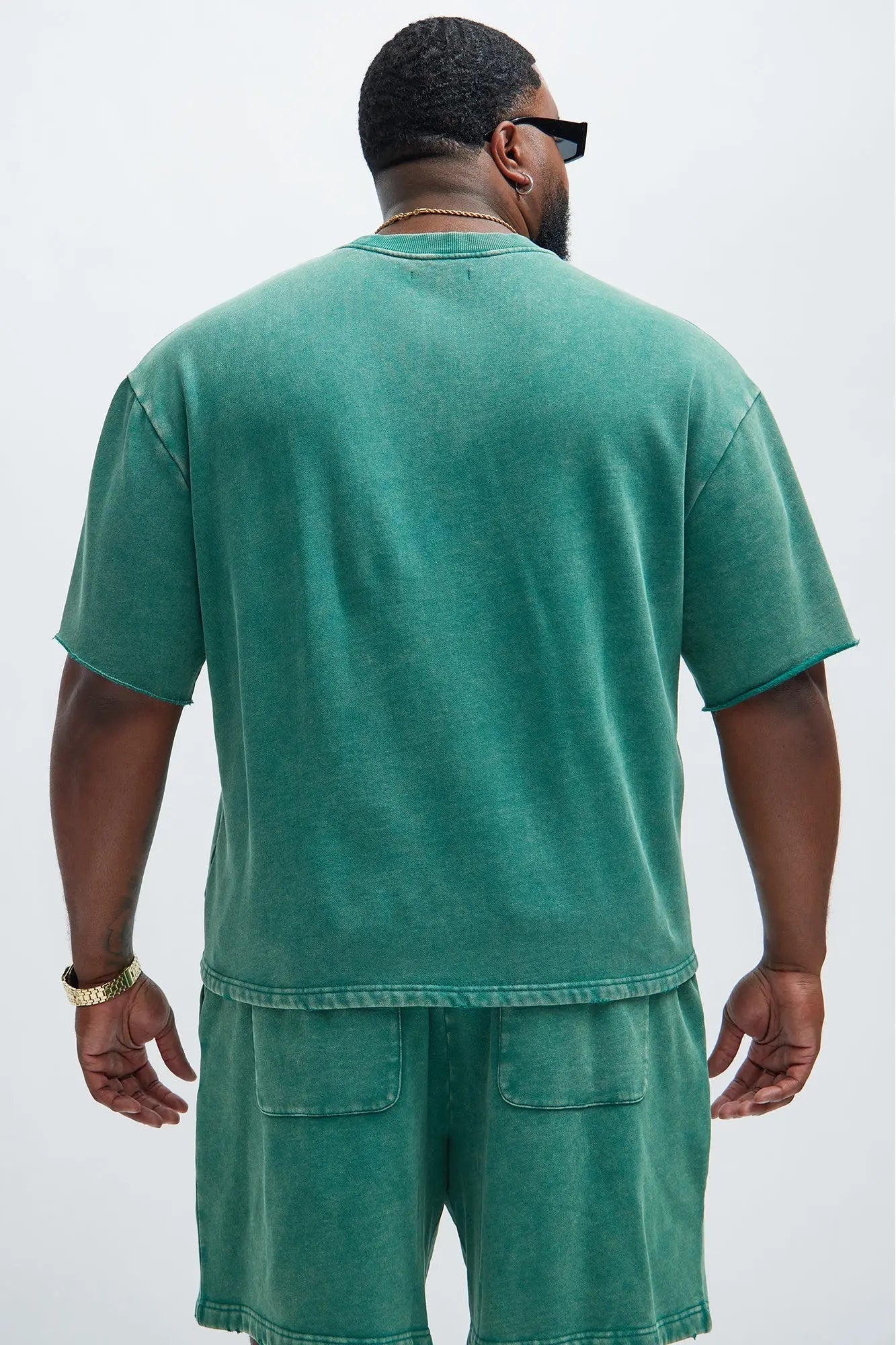 Tyson Heavy Wash Tee - Green Fashion Nova