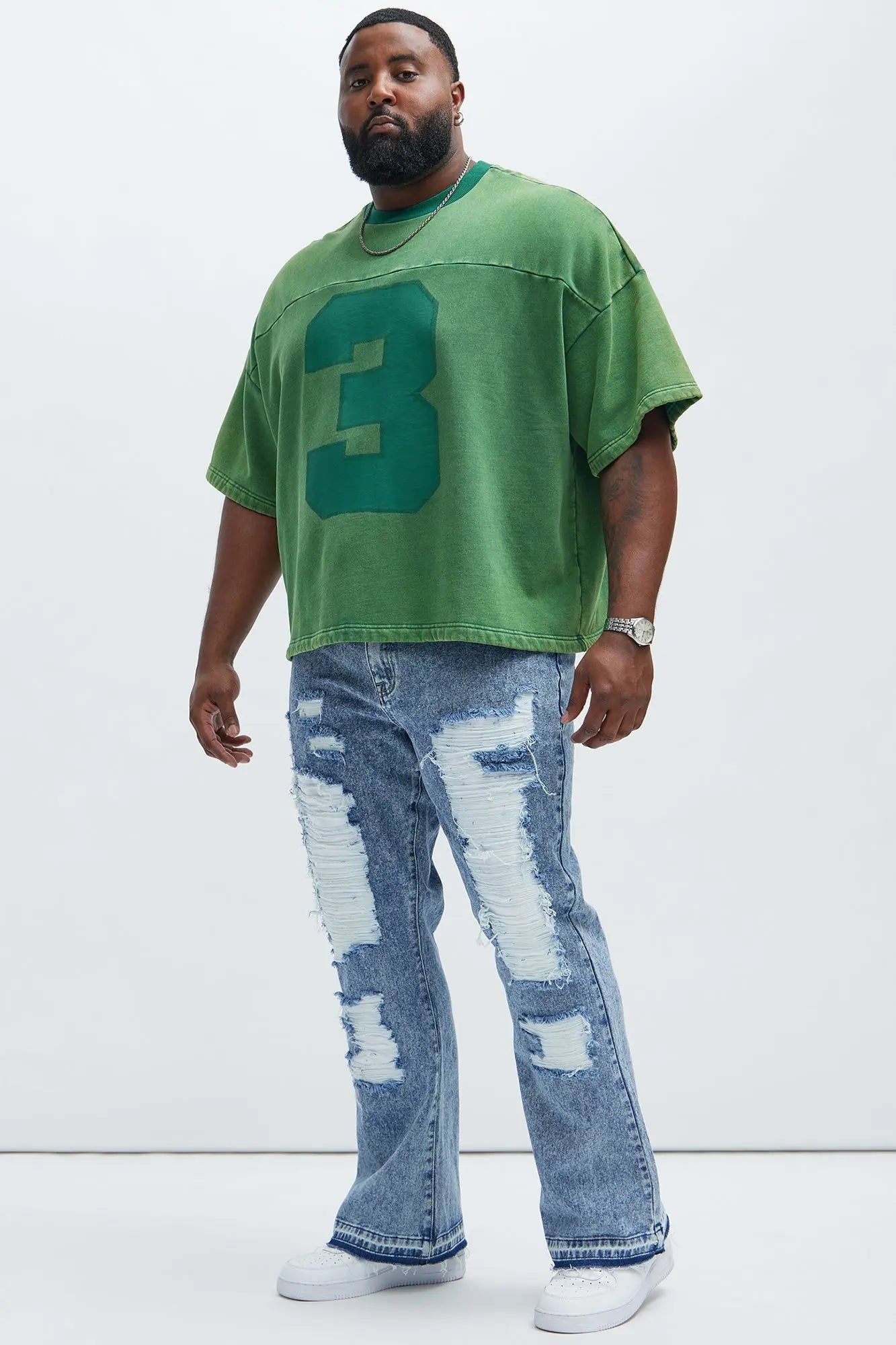 Kyle Oversized Tee - Green Fashion Nova