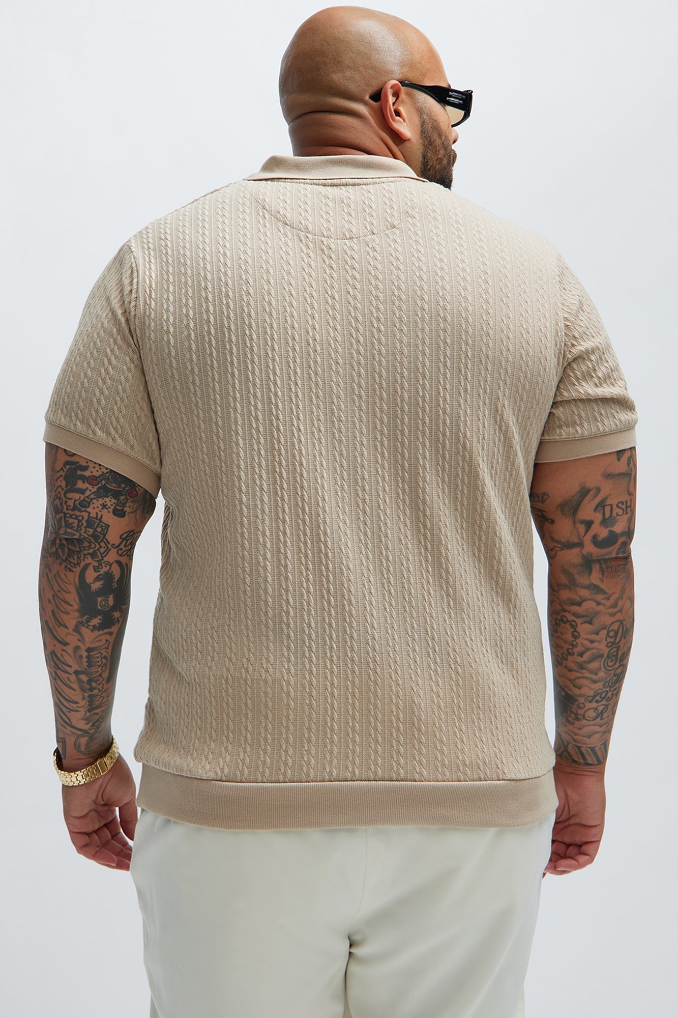 Caddie Short Sleeve Polo - Cream Fashion Nova