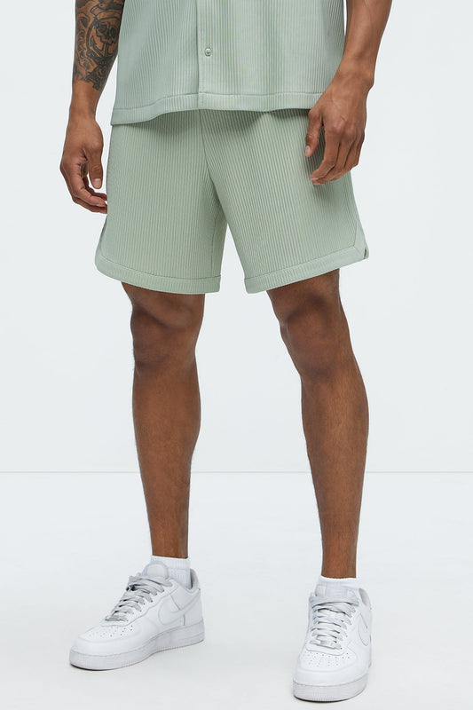 Show Up Basketball Short - Sage Fashion Nova