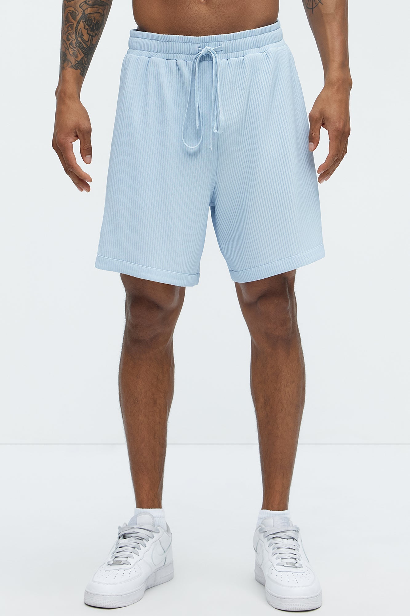 Show Up Basketball Short - Light Blue Fashion Nova