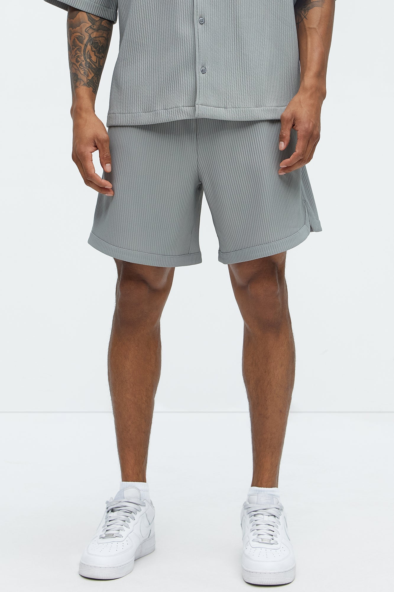 Show Up Basketball Short - Grey Fashion Nova