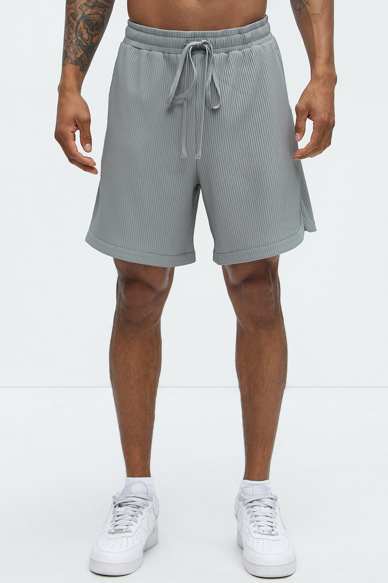 Show Up Basketball Short - Grey Fashion Nova
