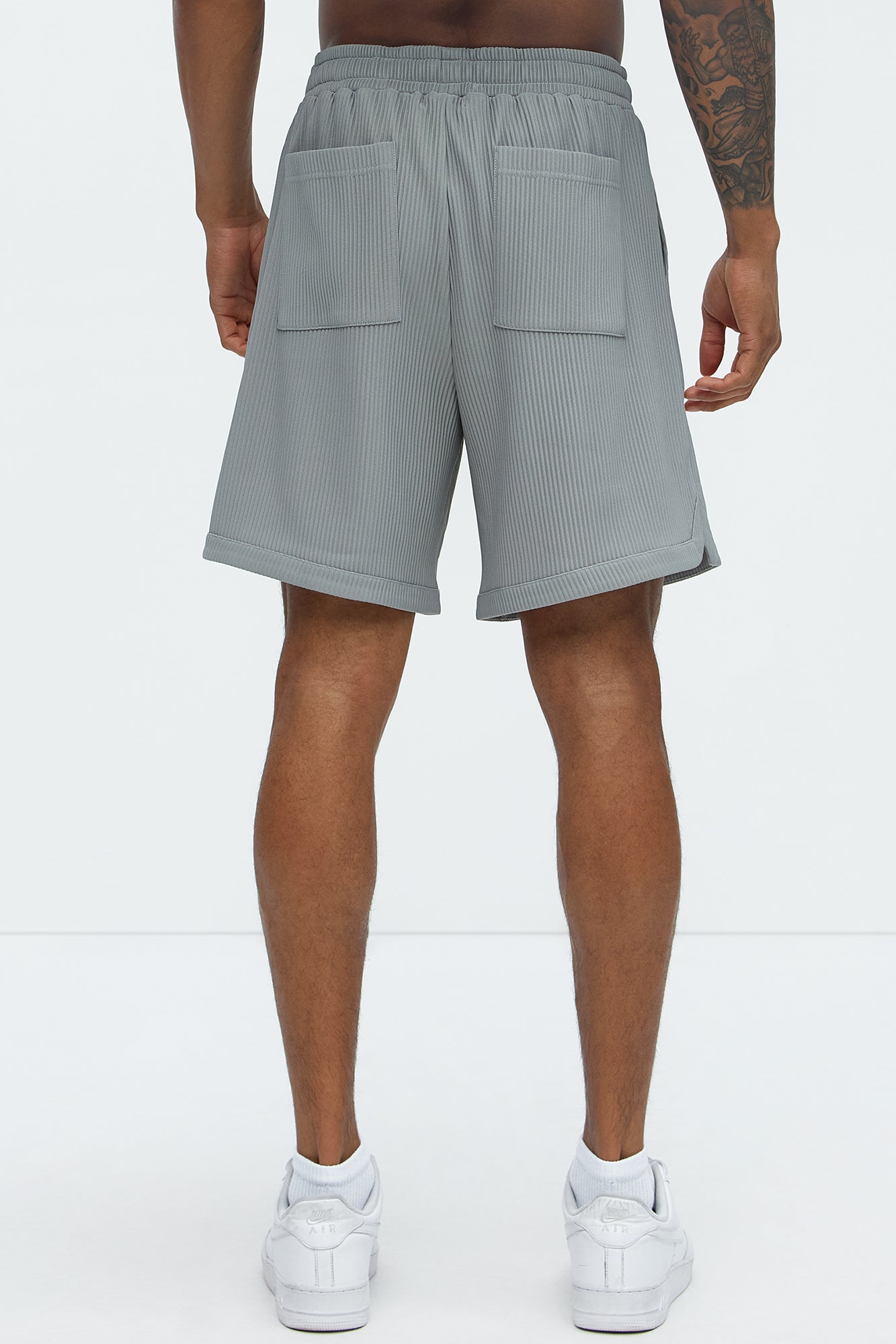 Show Up Basketball Short - Grey Fashion Nova