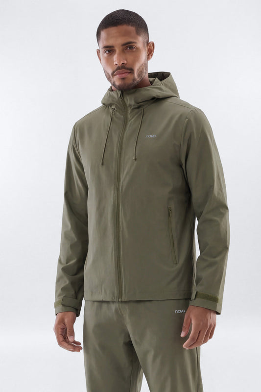 ActiveNylon™ Full Zip Hooded Jacket - Moss Fashion Nova