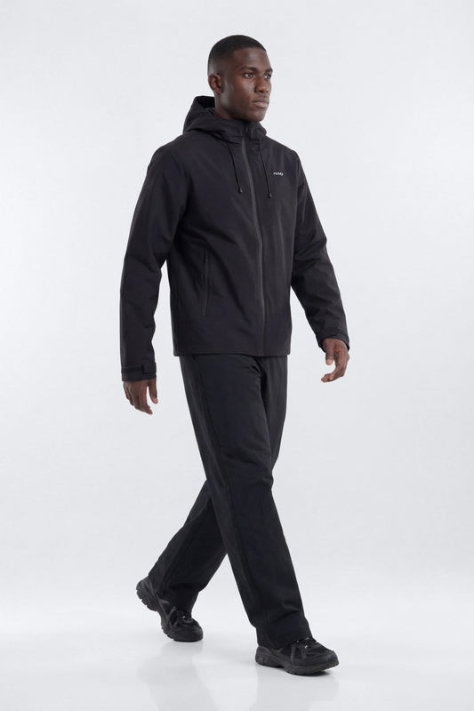 ActiveNylon™ Full Zip Hooded Jacket - Black Fashion Nova