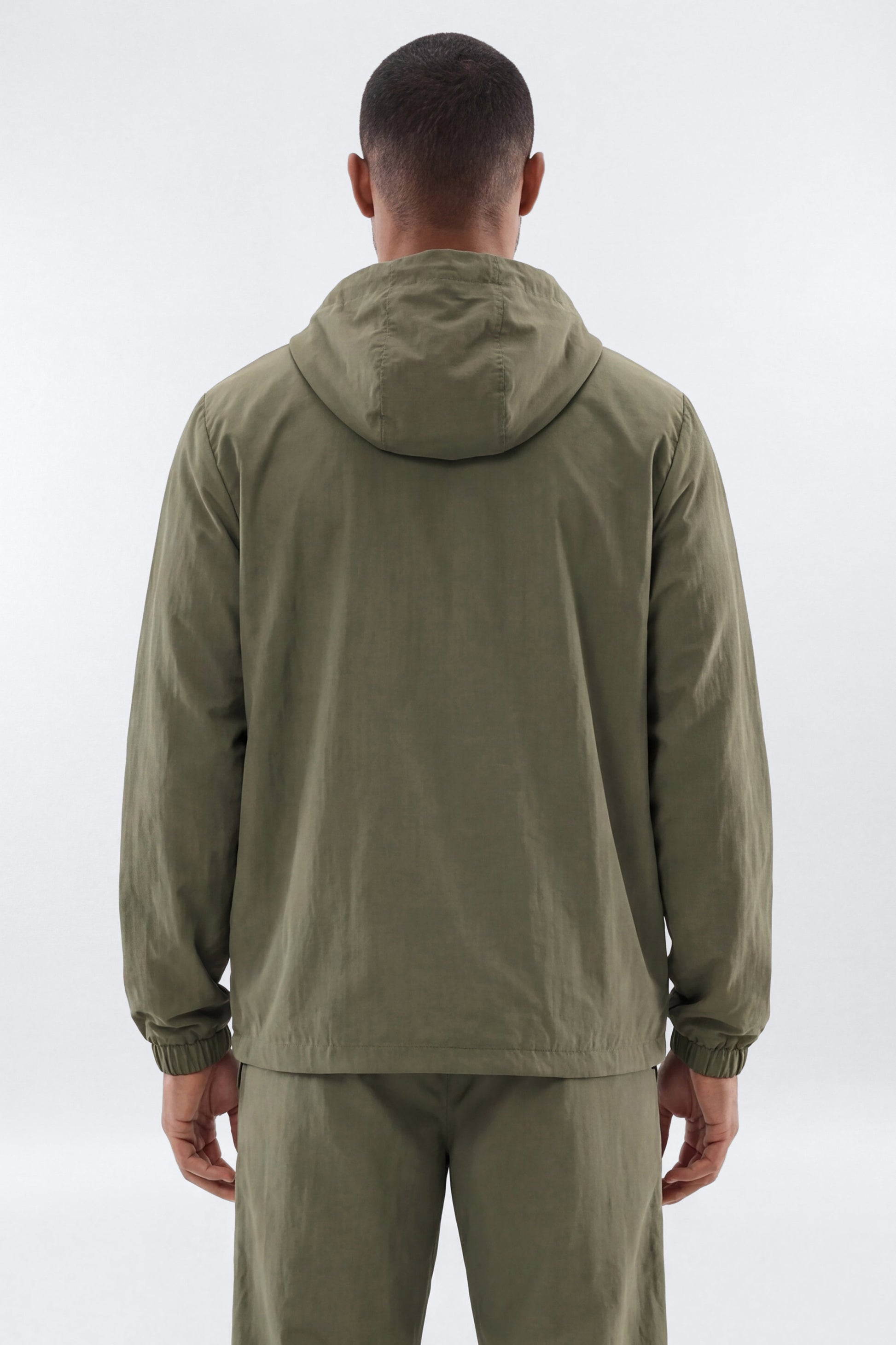 CoreNylon Hooded Full Zip Jacket - Moss Fashion Nova