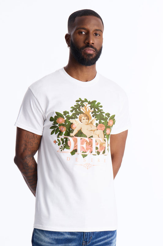 Deep Desire Short Sleeve Tee - White Fashion Nova