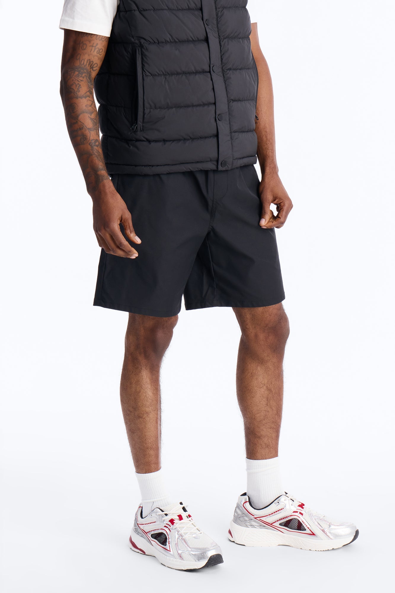 Relaxed City Relay Short - Black Fashion Nova