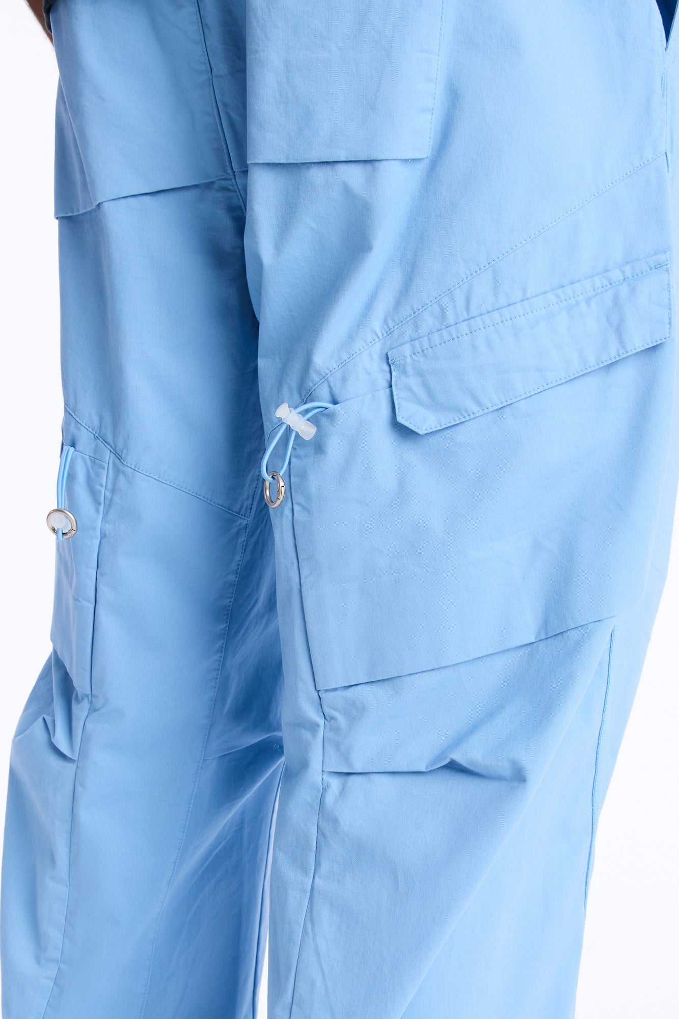 Barrel Accordion Pant - Blue Fashion Nova