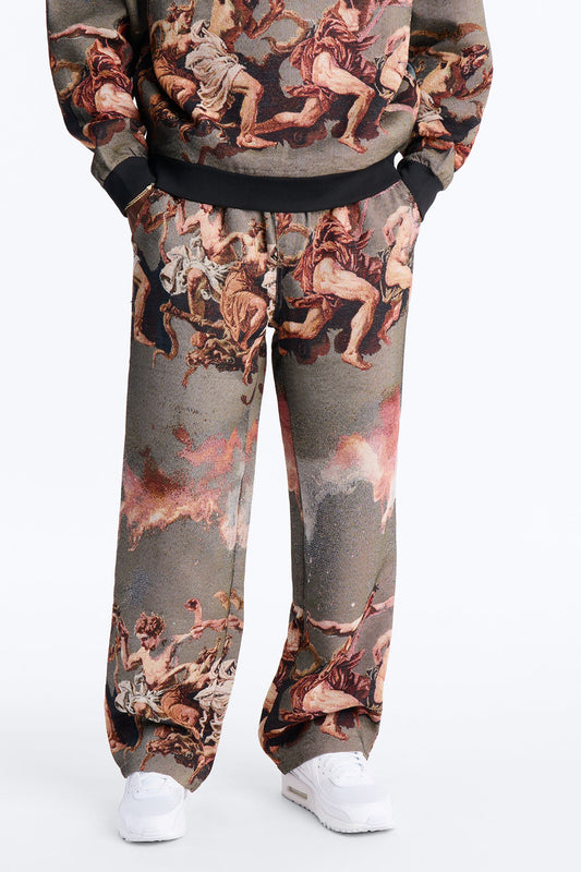 Snakes On The Plain Tapestry Sweatpants - Multi Color Fashion Nova