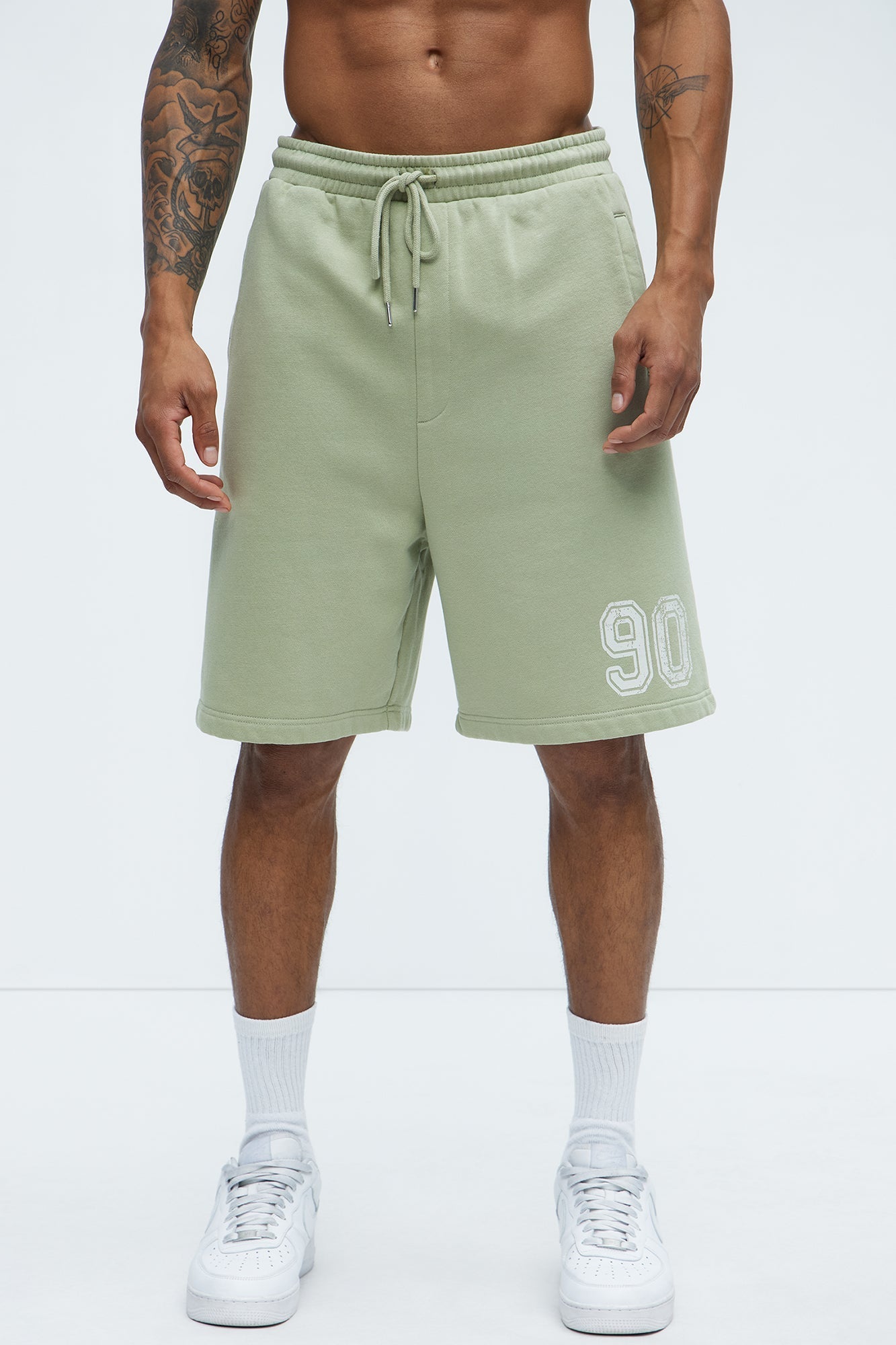 90s Sweatshorts - Green Fashion Nova
