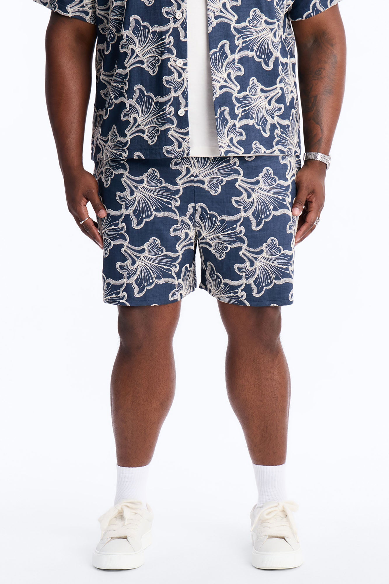 Coastal Drift Short - Navy Fashion Nova