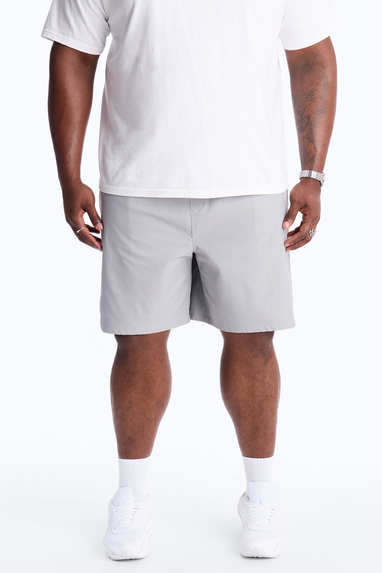 Relaxed City Relay Short - Grey Fashion Nova