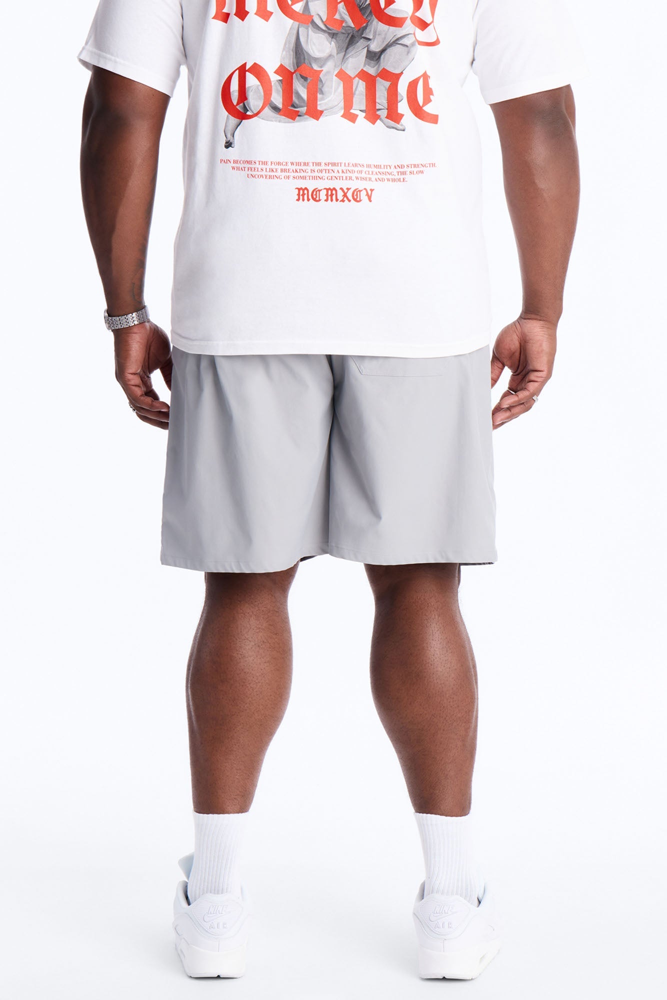 Relaxed City Relay Short - Grey Fashion Nova