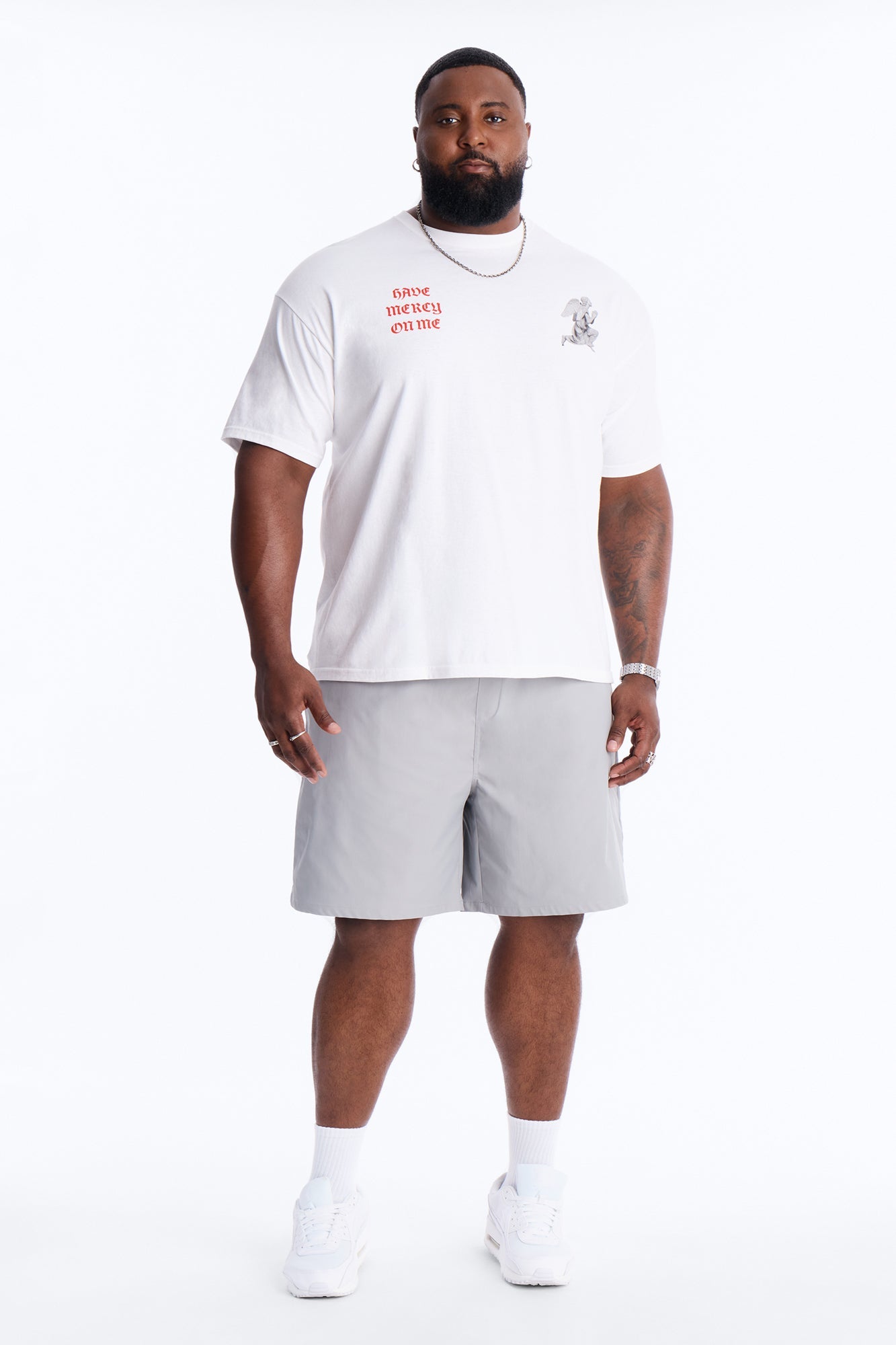Relaxed City Relay Short - Grey Fashion Nova