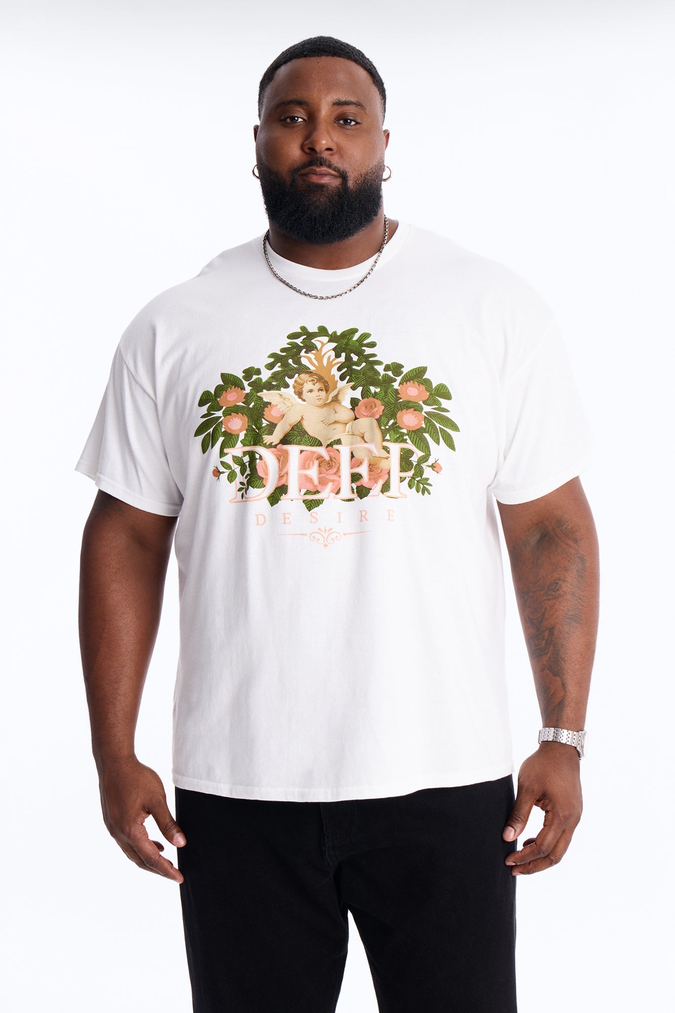Deep Desire Short Sleeve Tee - White Fashion Nova