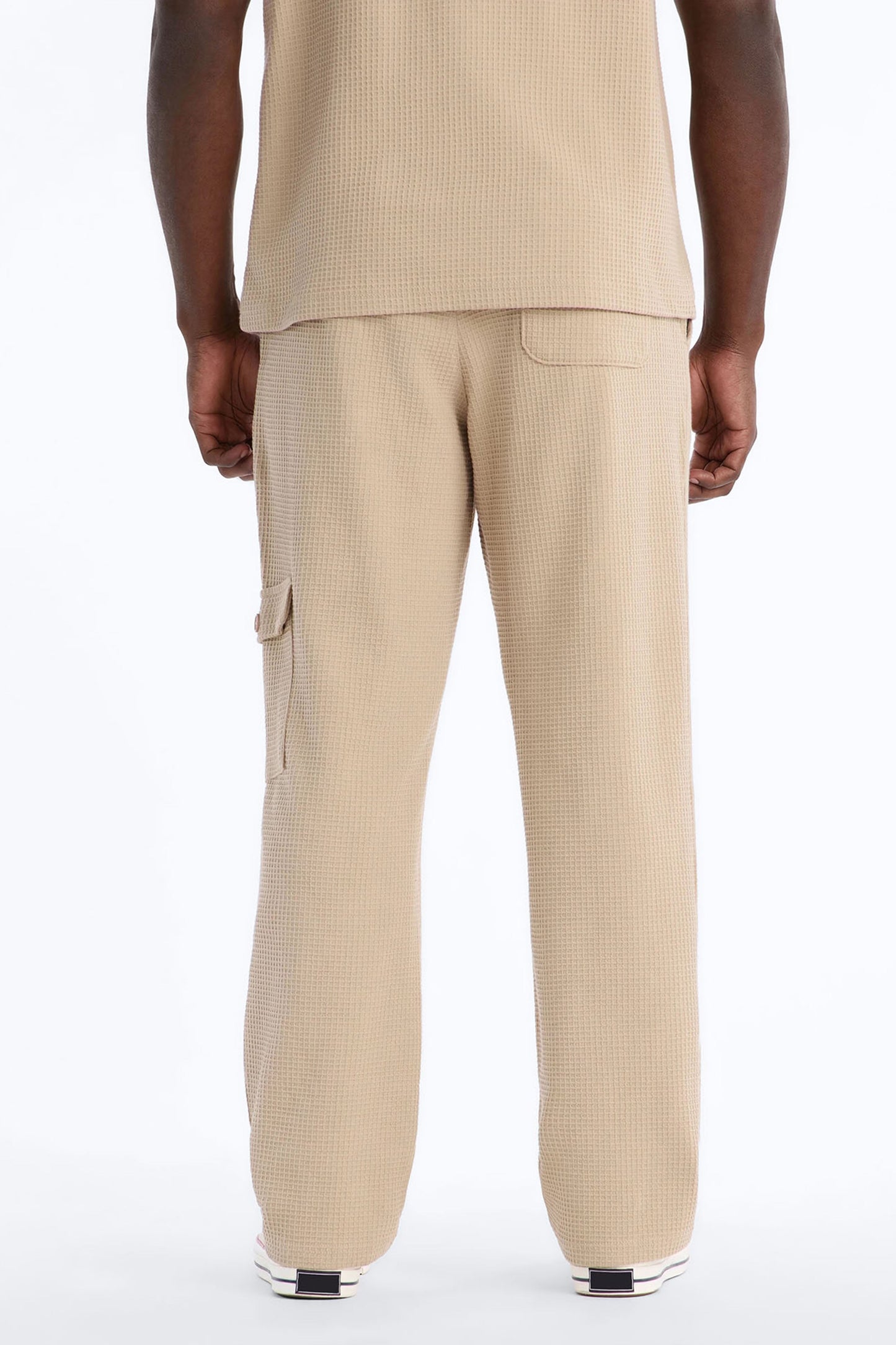 Straight Culver City Waffle Knit Pant - Stone Fashion Nova