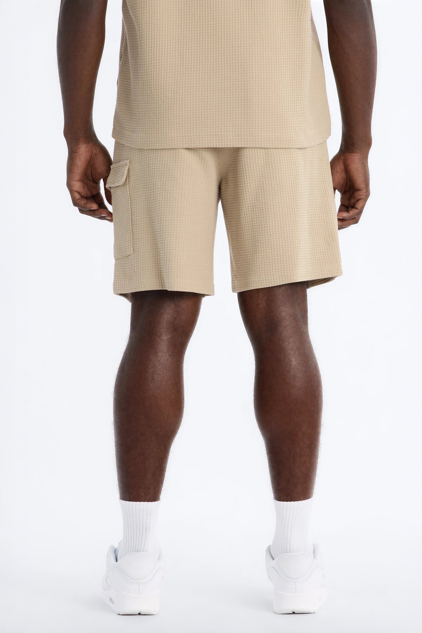 Relaxed Culver City Waffle Knit Short - Stone Fashion Nova