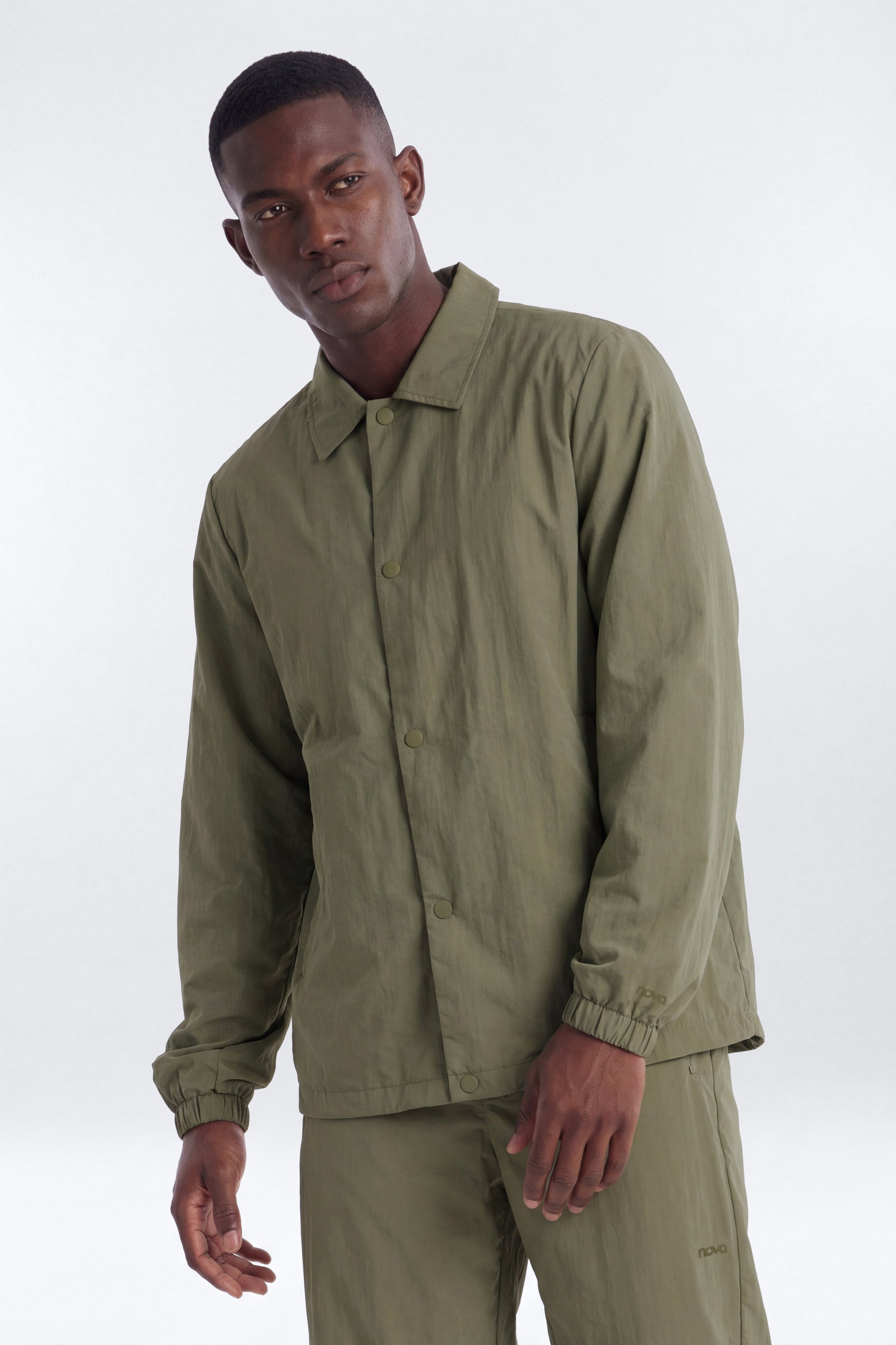 CoreNylon Active Coach's Jacket - Moss Fashion Nova