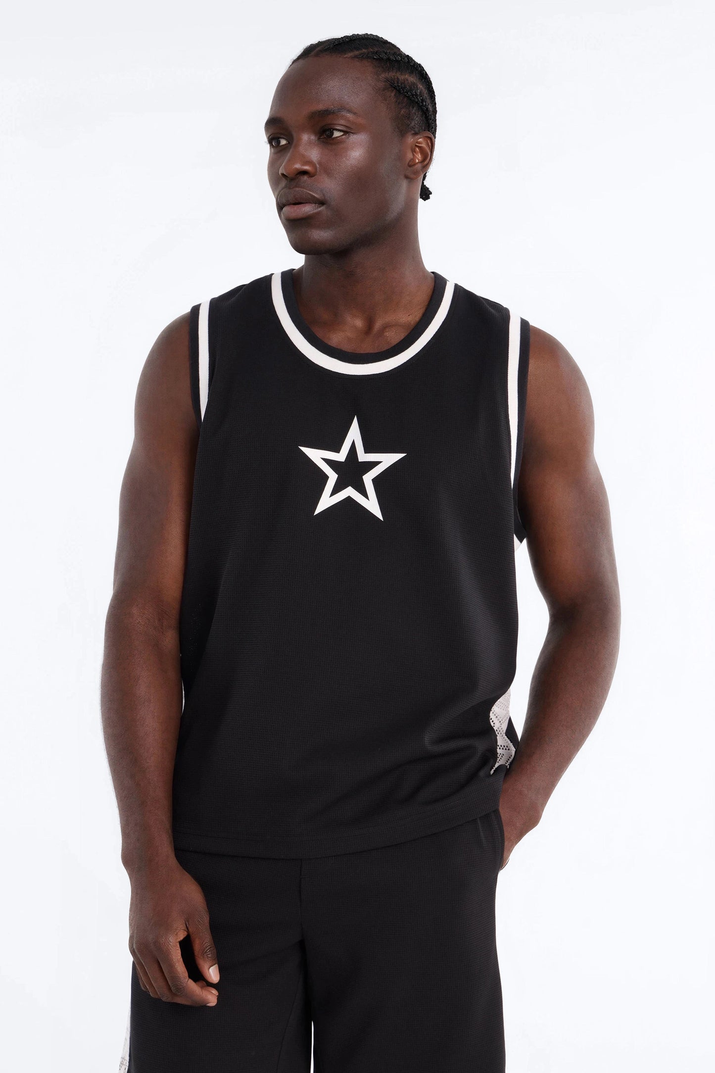 All Stars Elevated Jersey Tank - Black Fashion Nova
