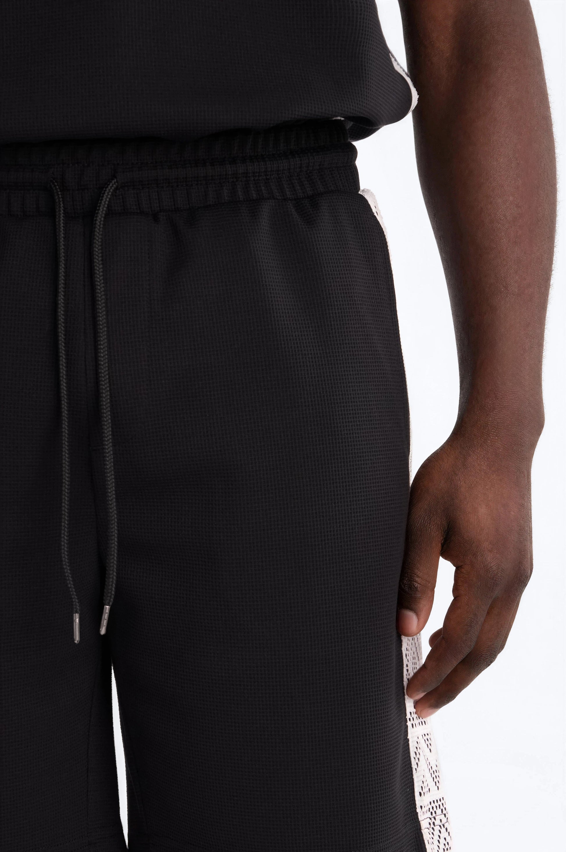 Relaxed All Stars Elevated Jersey Short - Black Fashion Nova