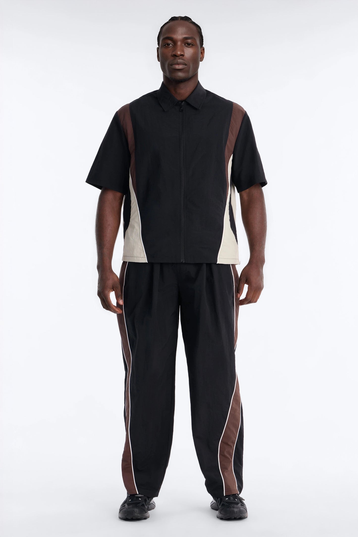Barrel Osaka Block Pant - Black/Brown Fashion Nova