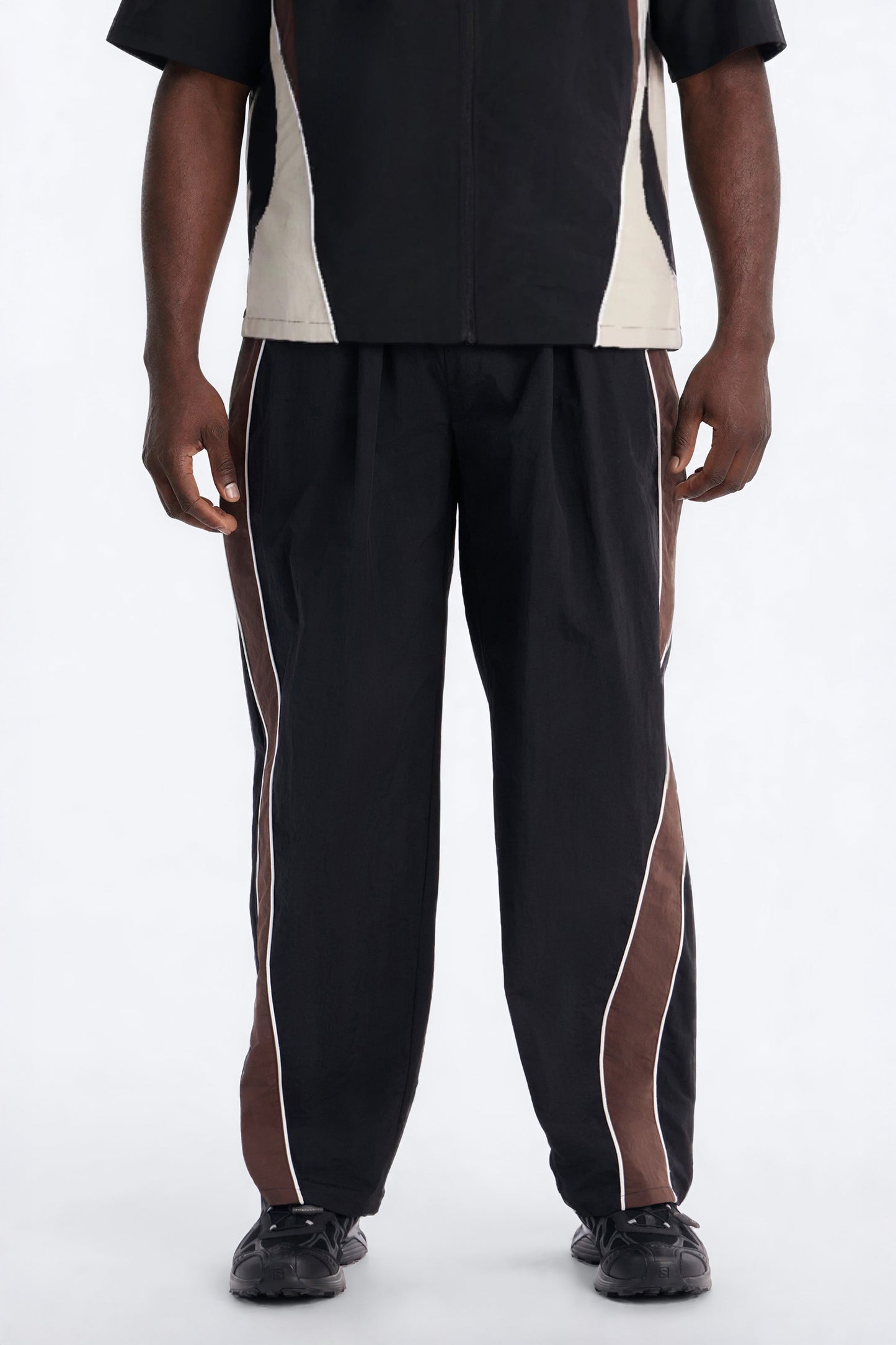 Barrel Osaka Block Pant - Black/Brown Fashion Nova
