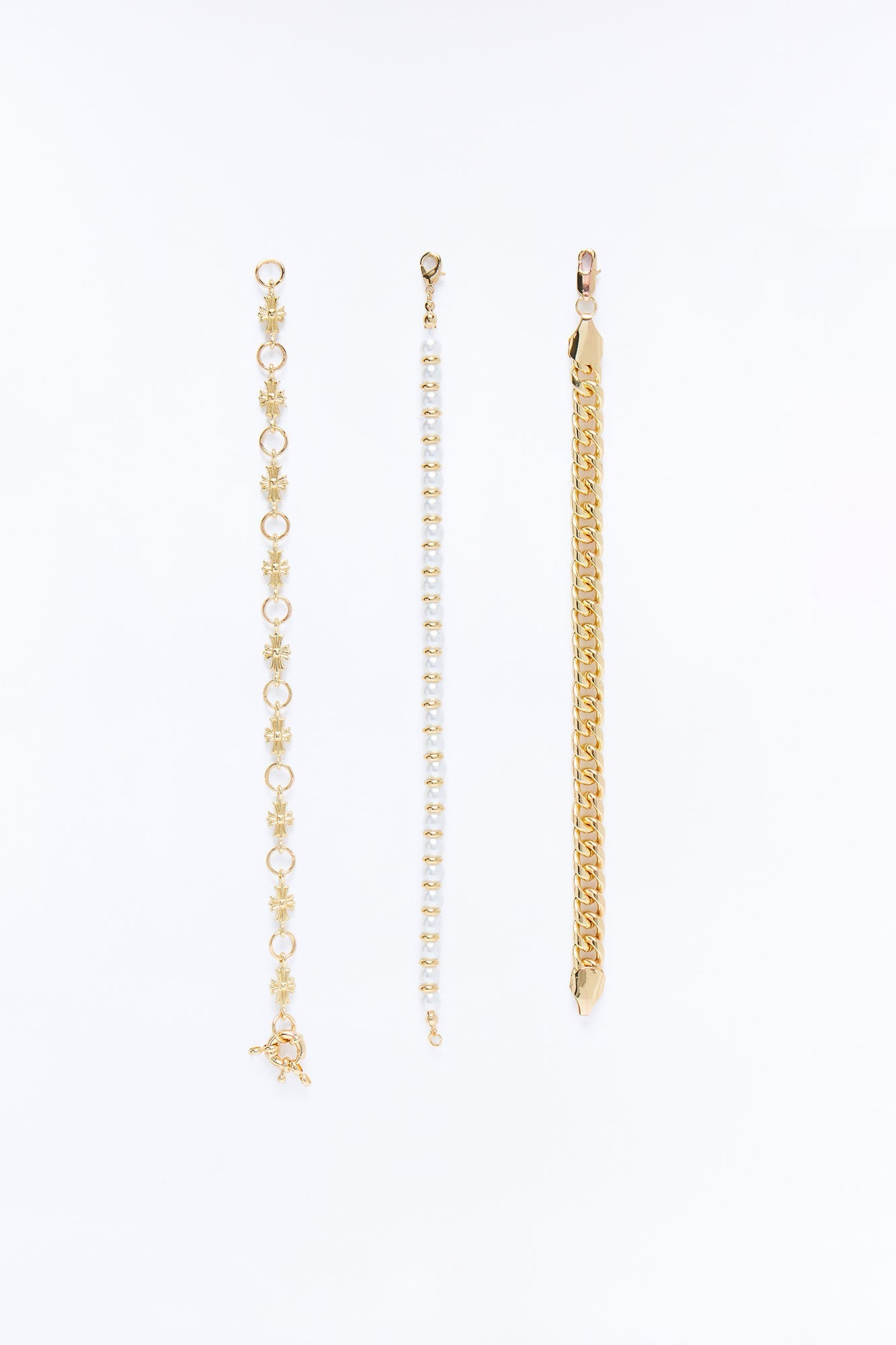 Majestic Aura Bracelet Set - Gold Fashion Nova
