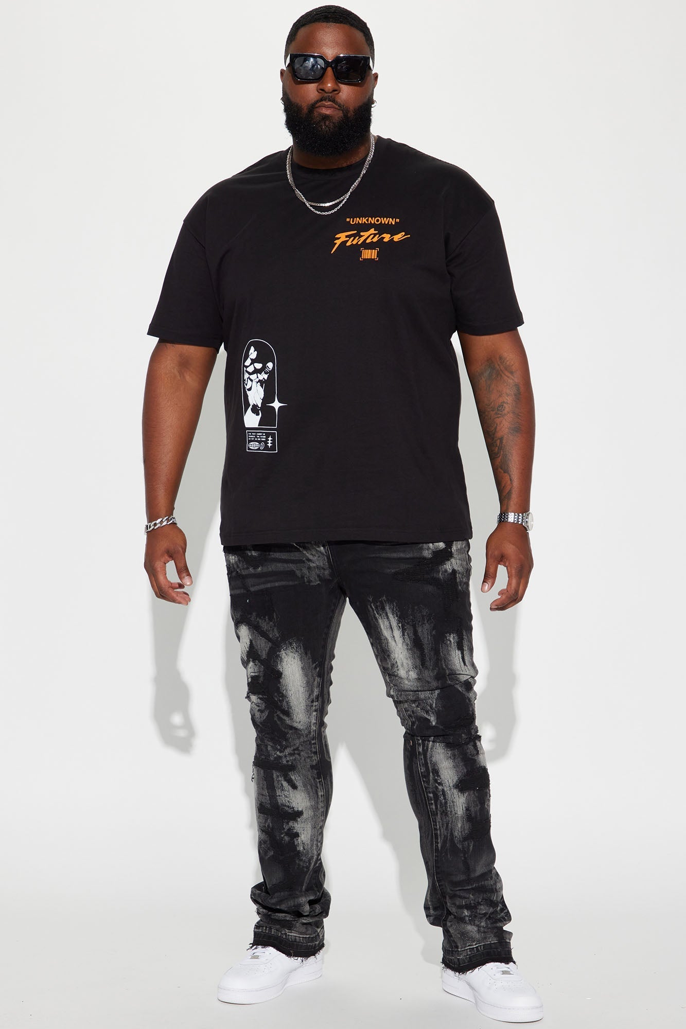 Unknown Future Short Sleeve Tee - Black Fashion Nova