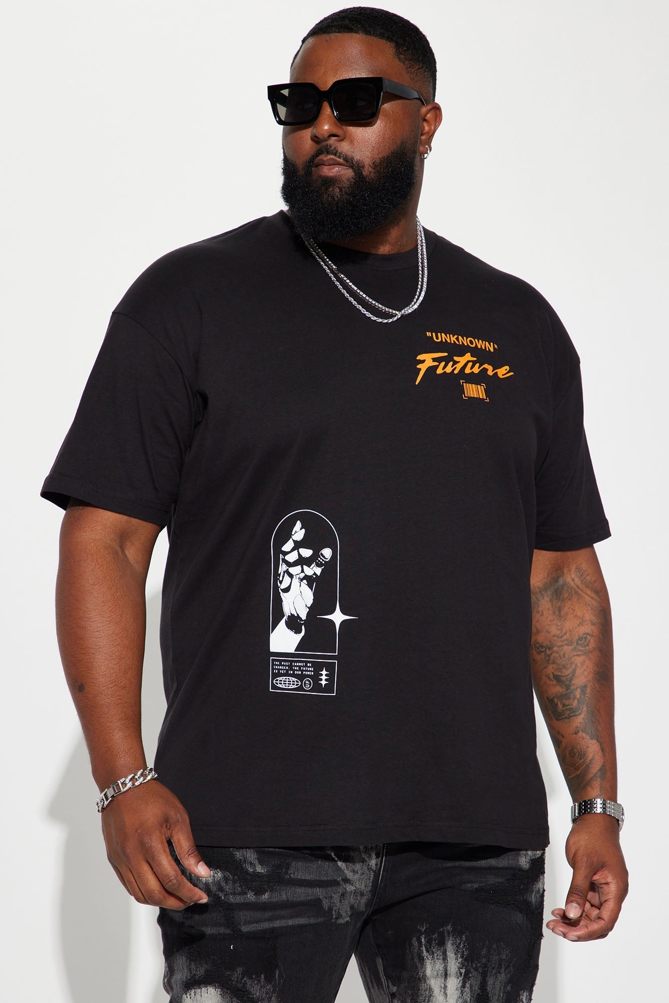 Unknown Future Short Sleeve Tee - Black Fashion Nova